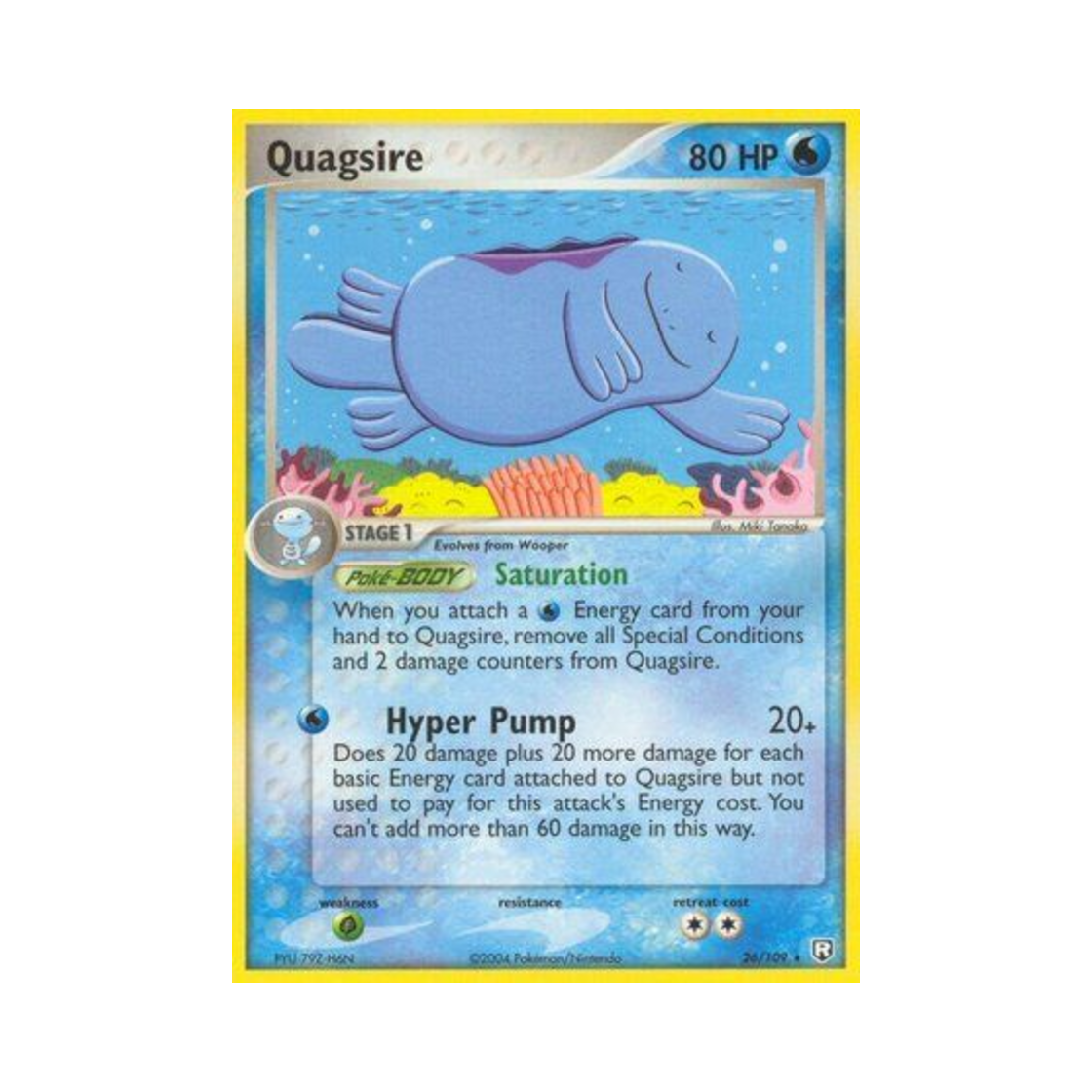 포켓몬 TCG 누오 R EX 로켓단 리턴즈 (영문판)(Pokemon TCG Quagsire R EX Team Rocket Returns (English Ver.)) - 1