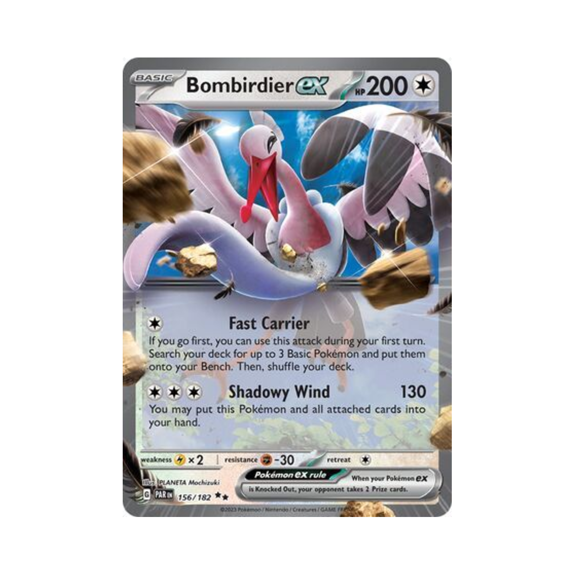 포켓몬 TCG 떨구새 ex DR 파라독스 리프트 (영문판)(Pokemon TCG Bombirdier ex DR Paradox Rift (English Ver.)) - 1