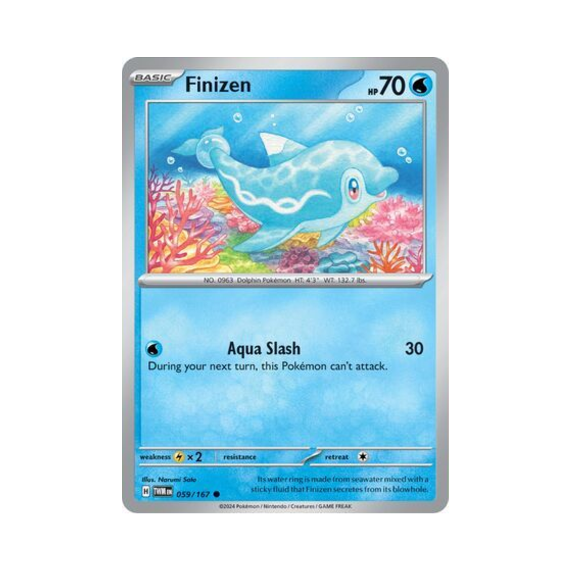 포켓몬 TCG 맨돌핀 C 트와일라잇 마스커레이드 (영문판)(Pokemon TCG Finizen C Twilight Masquerade (English Ver.)) - 1