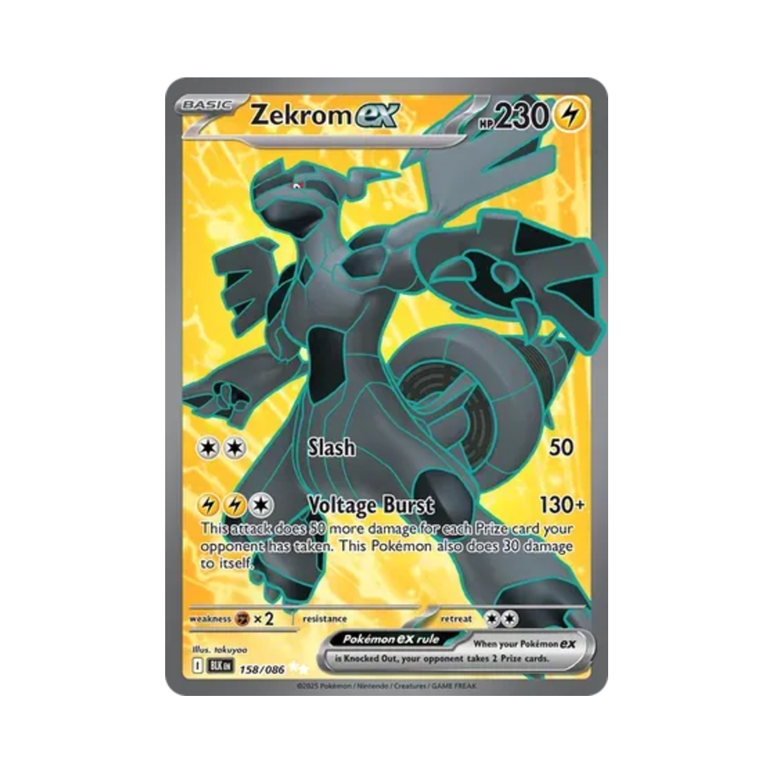 포켓몬 TCG 제크로무ex UR 블랙볼트 (영문판)(Pokemon TCG Zekrom ex UR Black Bolt (English Ver.)) - 1