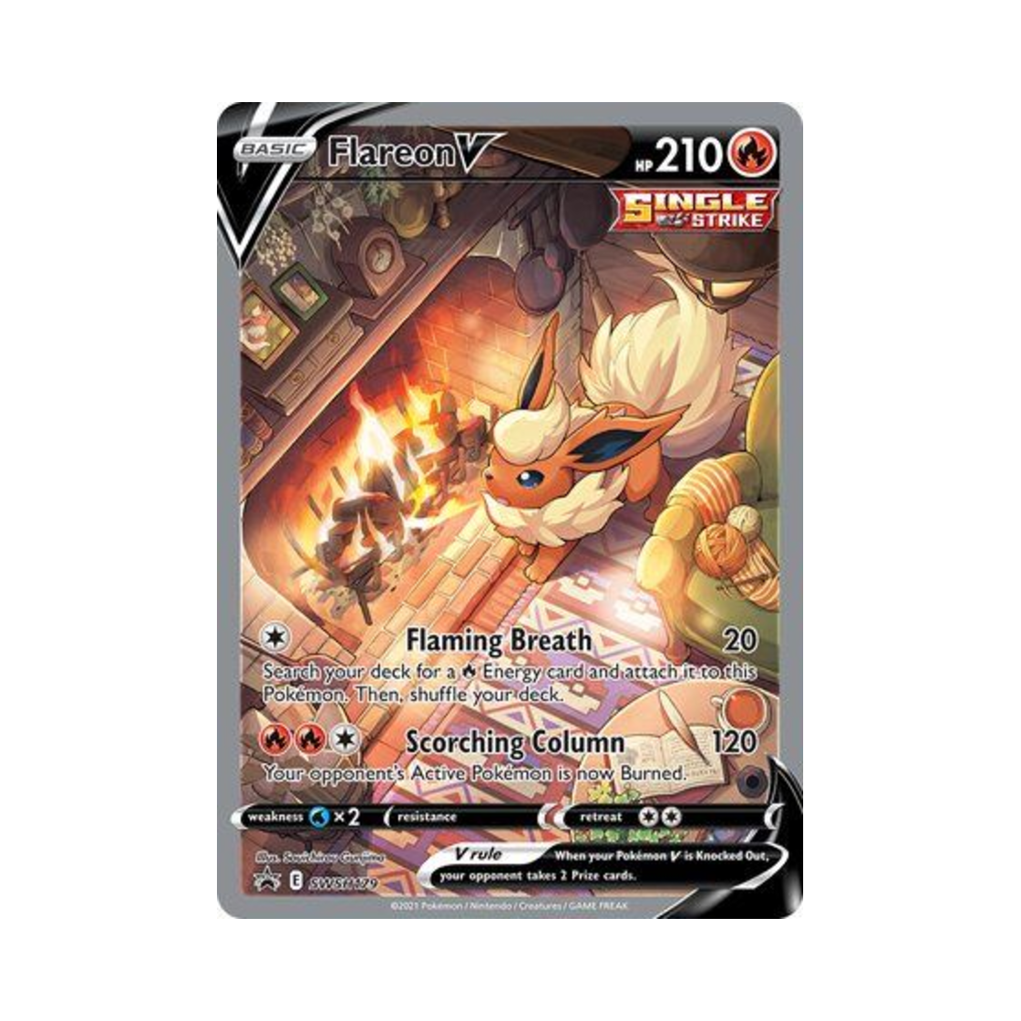 포켓몬 TCG 부스터 V P 소드 & 실드 프로모카드 (영문판)(Pokemon TCG Flareon V P Sword & Shield Promos (English Ver.)) - 1