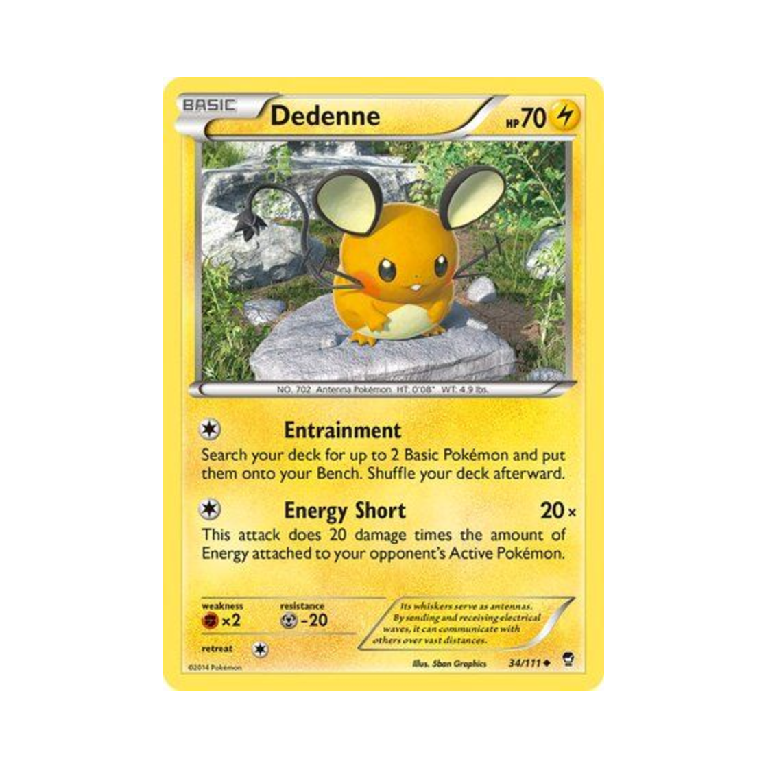 포켓몬 TCG 데덴네 U 퓨리어스 피스트 (영문판)(Pokemon TCG Dedenne U Furious Fists (English Ver.)) - 1