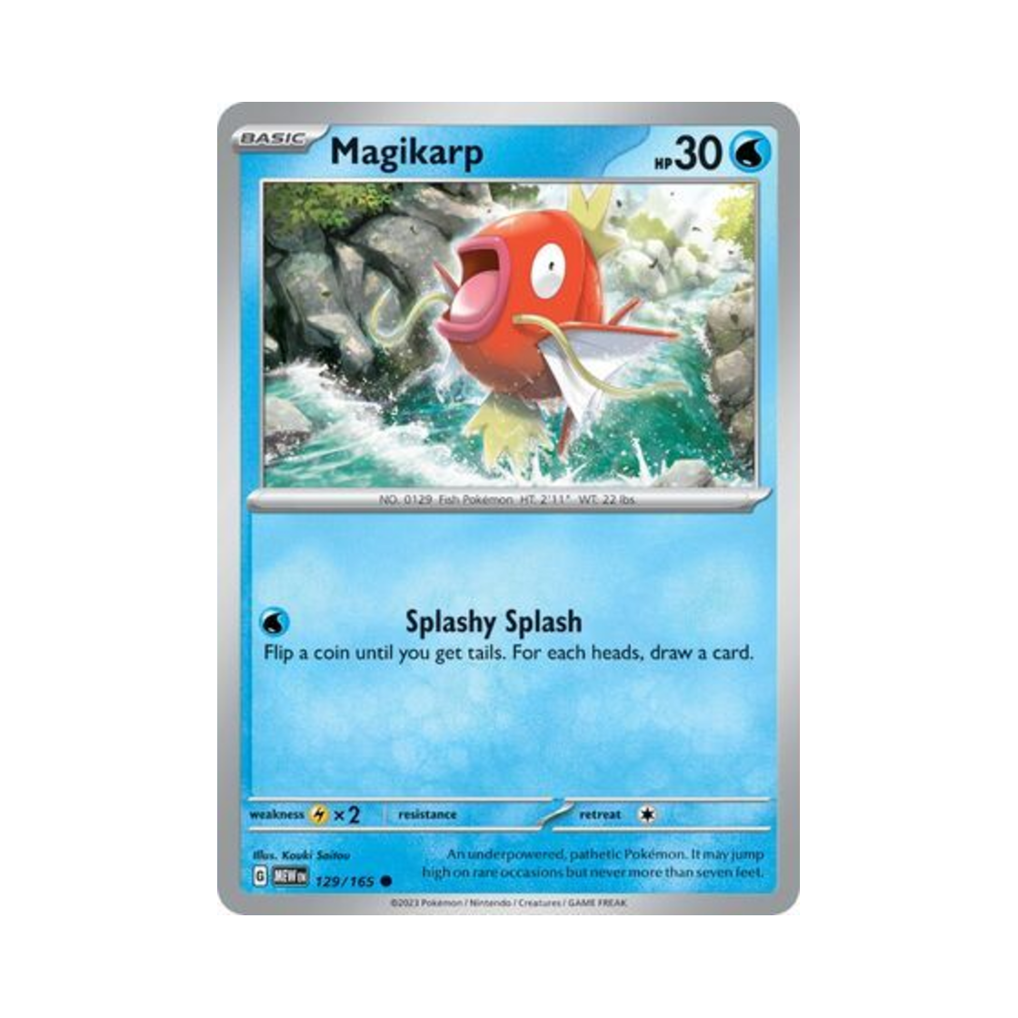 포켓몬 TCG 잉어킹 C 스칼렛 & 바이올렛 151 (영문판)(Pokemon TCG Magikarp C Scarlet & Violet 151 (English Ver.)) - 1