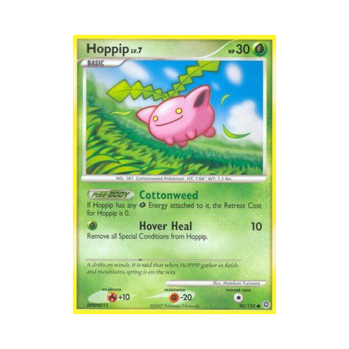 포켓몬 TCG 통통코 C 시크릿 원더스 (영문판)(Pokemon TCG Hoppip C Secret Wonders (English Ver.)) - 1
