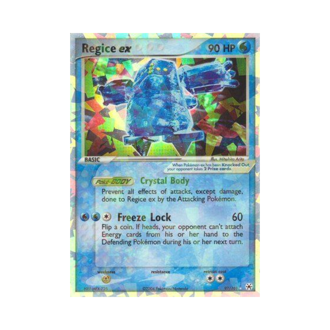 포켓몬 TCG 레지아이스 ex RHe EX 히든 레전드 (영문판)(Pokemon TCG Regice ex RHe EX Hidden Legends (English Ver.)) - 1