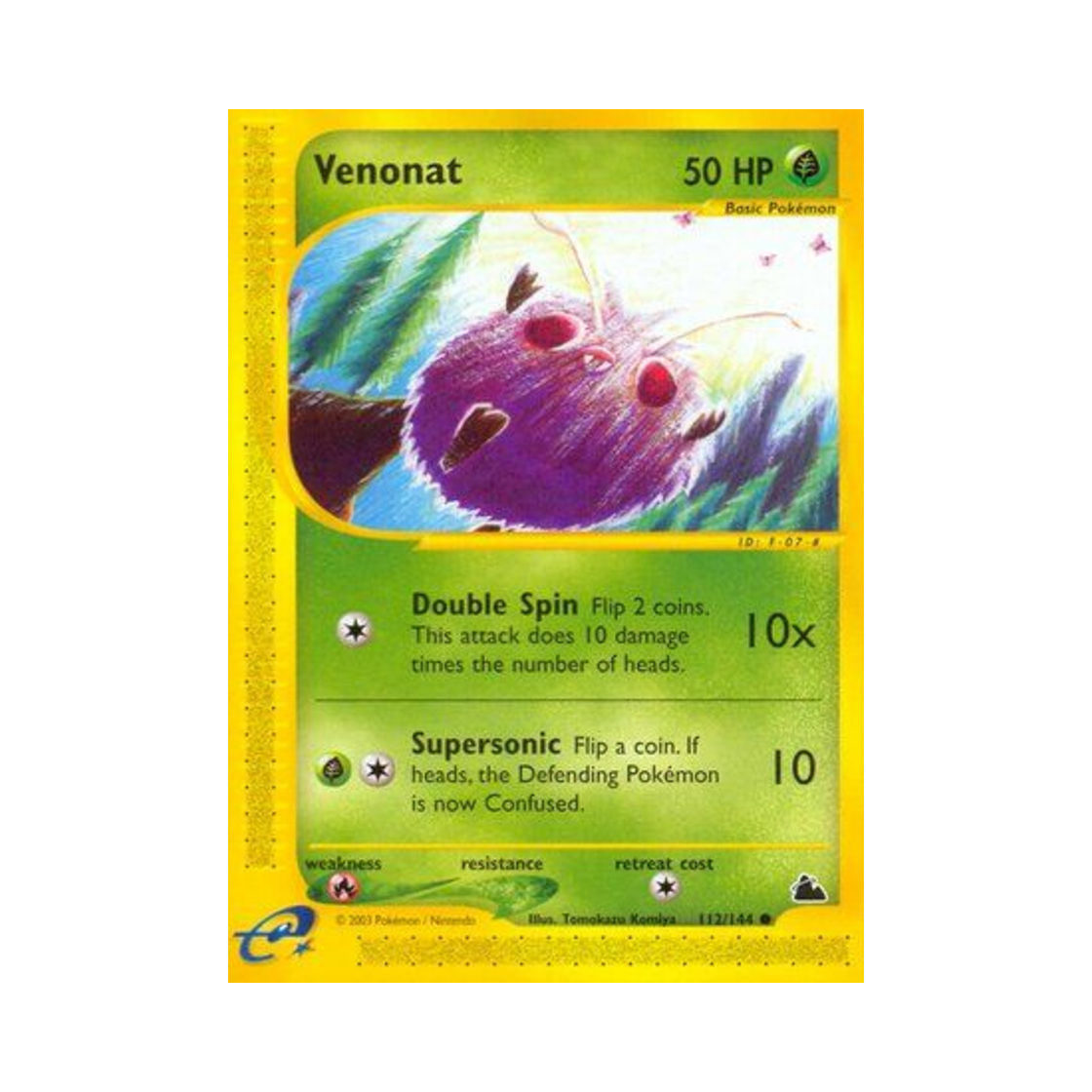 포켓몬 TCG 콘팡 C 스카이리지 (영문판)(Pokemon TCG Venonat C Skyridge (English Ver.)) - 1