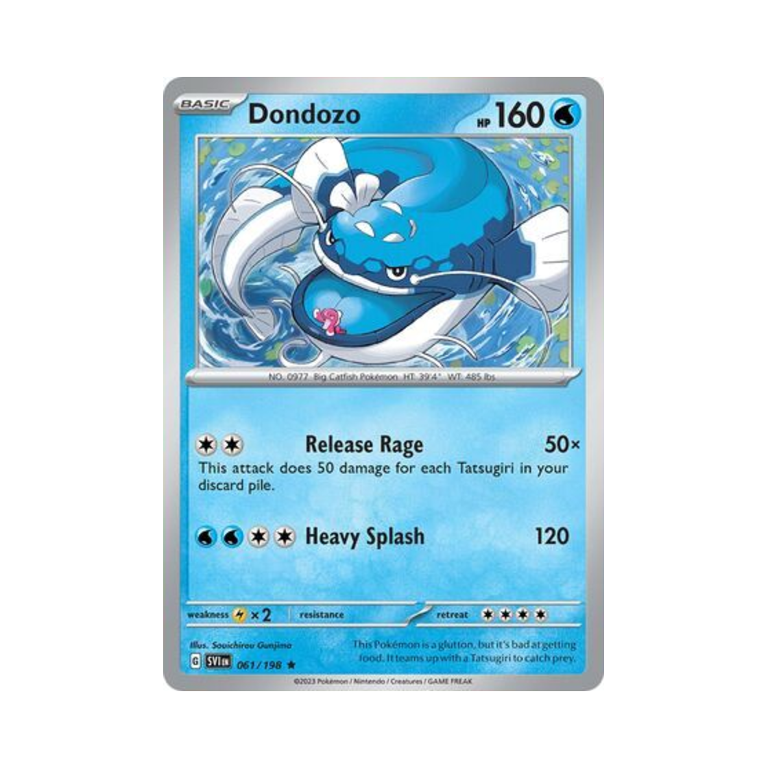 포켓몬 TCG 어써러셔 R 스칼렛 & 바이올렛 (영문판)(Pokemon TCG Dondozo R Scarlet & Violet (English Ver.)) - 1