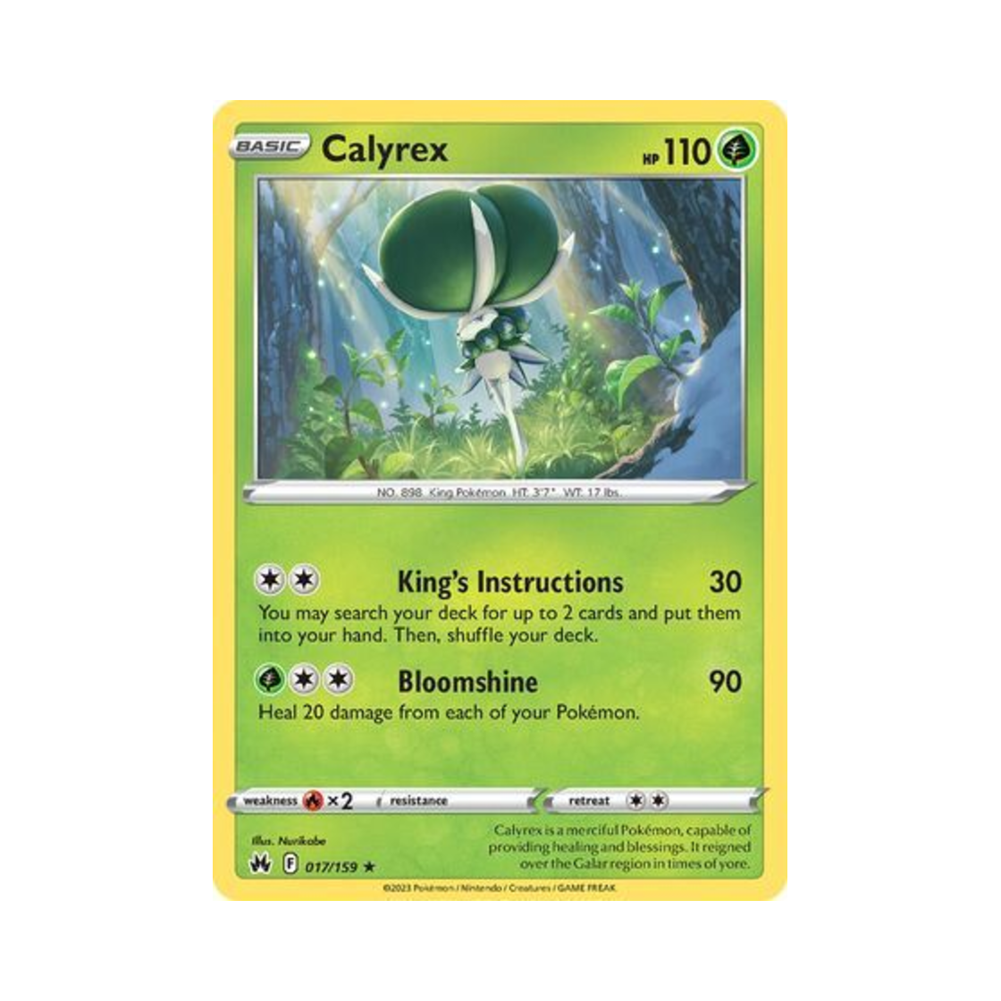 포켓몬 TCG 버드렉스 R 크라운 제니스 (영문판)(Pokemon TCG Calyrex R Crown Zenith (English Ver.)) - 1