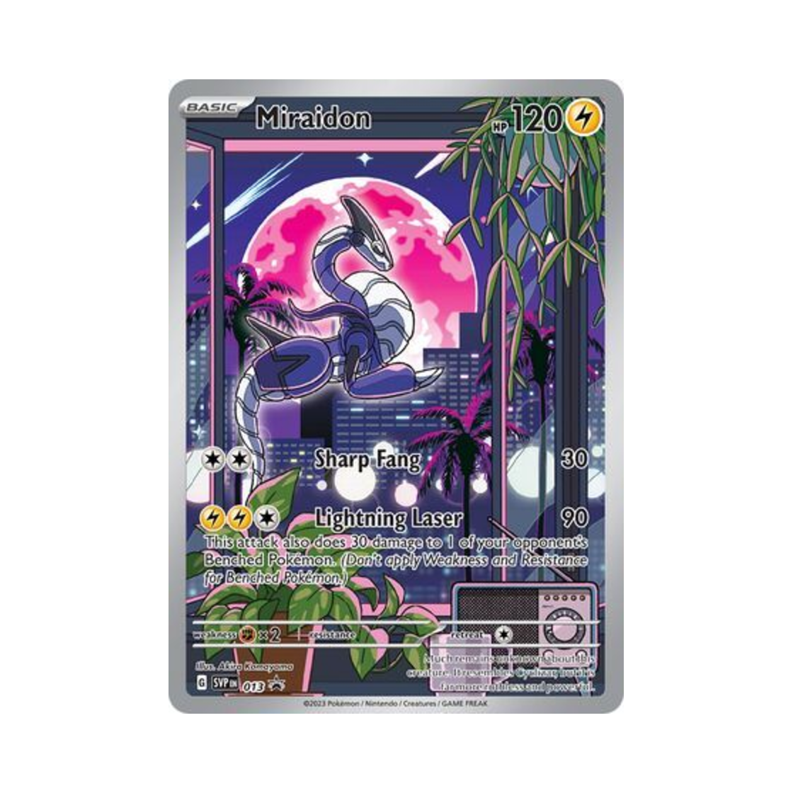 포켓몬 TCG 미라이돈 P 스칼렛 & 바이올렛 프로모 카드 (영문판)(Pokemon TCG Miraidon P Scarlet & Violet Promos (English Ver.)) - 1