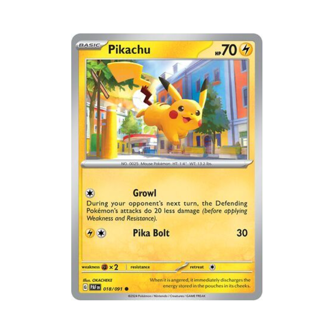 포켓몬 TCG 피카츄 C 팔데아 페이트 (영문판)(Pokemon TCG Pikachu C Paldean Fates (English Ver.)) - 1