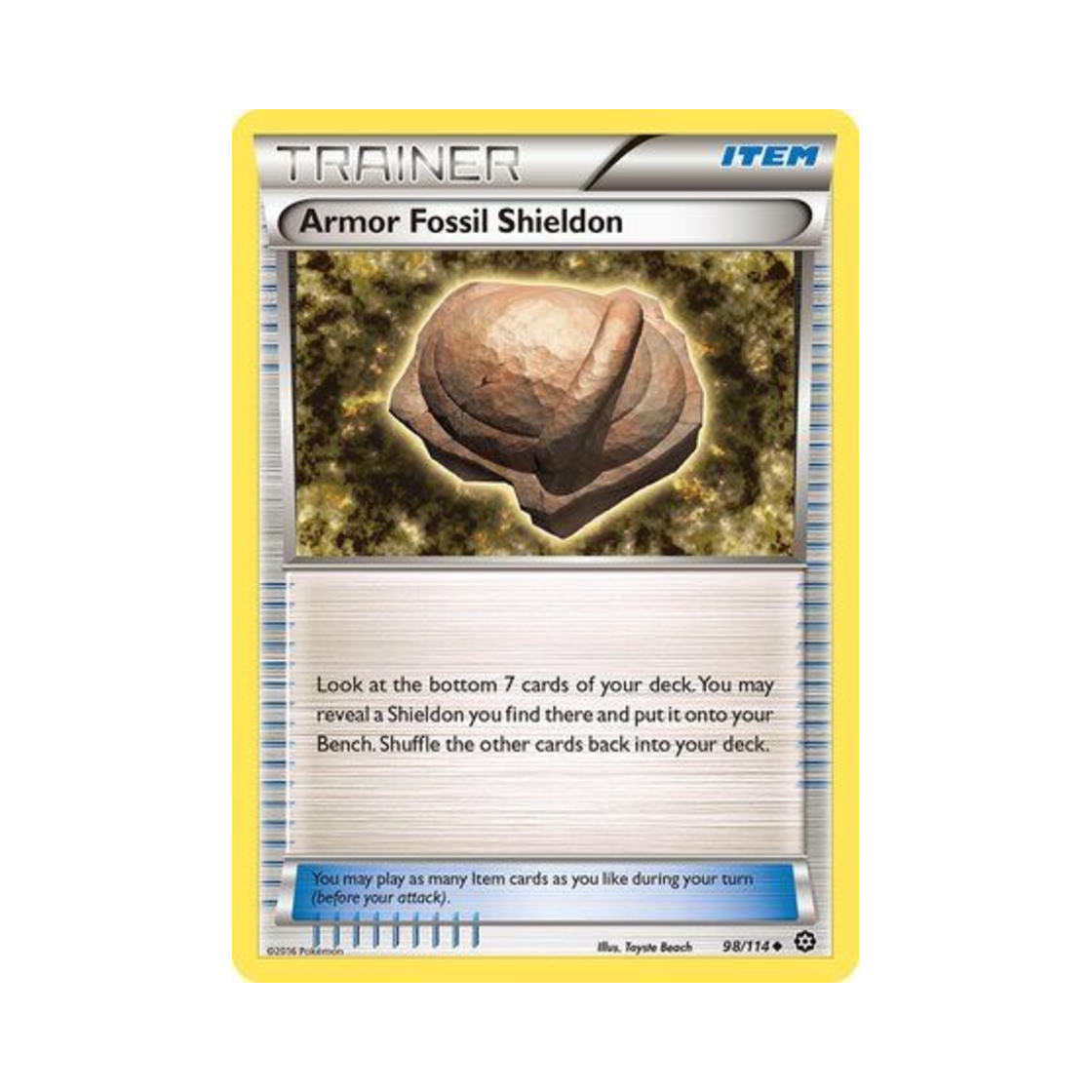 포켓몬 TCG 방패의 화석 방패톱스 U 스팀 시즈 (영문판)(Pokemon TCG Armor Fossil Shieldon U Steam Siege (English Ver.)) - 1