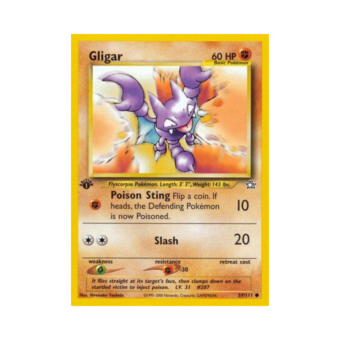 포켓몬 TCG 글라이거 C 네오 제네시스 (영문판)(Pokemon TCG Gligar C Neo Genesis (English Ver.)) - 1