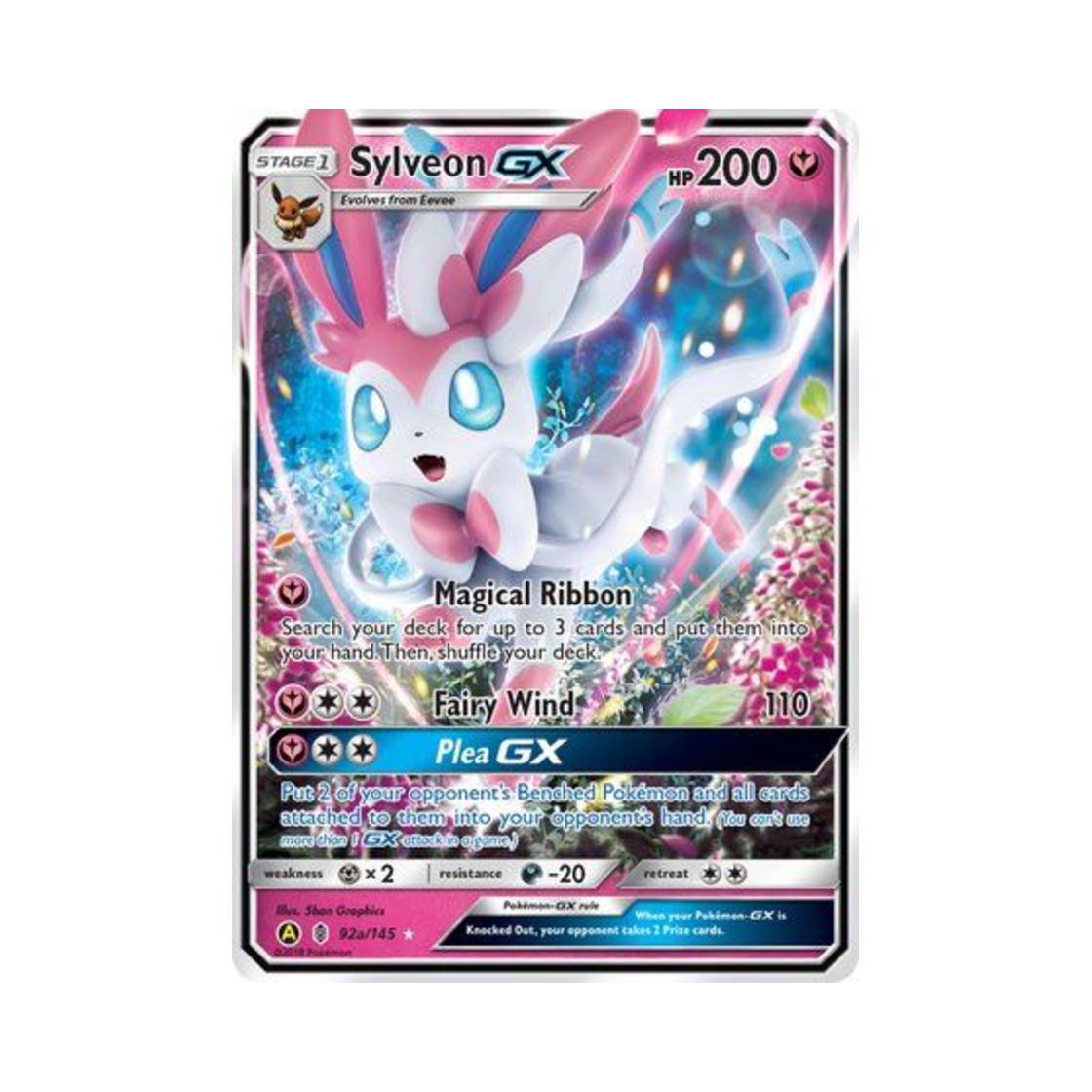 포켓몬 TCG 님피아 GX RHG 옐로우 A 얼터네이트 (영문판)(Pokemon TCG Sylveon GX RHG Yellow A Alternate (English Ver.)) - 1