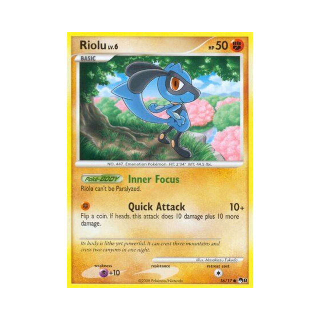 포켓몬 TCG 리오르 C 팝 시리즈 8 (영문판)(Pokemon TCG Riolu C POP Series 8 (English Ver.)) - 1