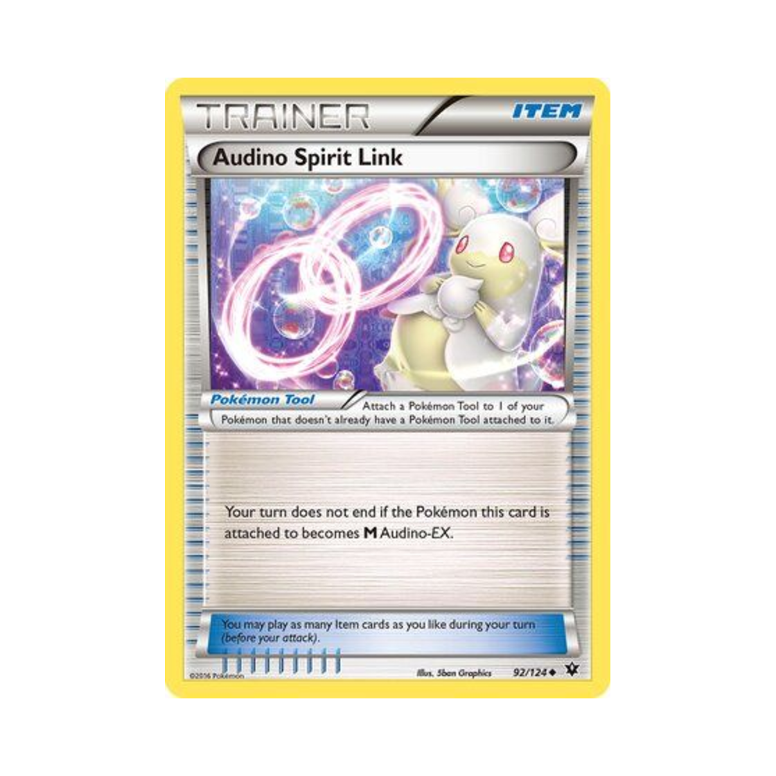 포켓몬 TCG 다부니 소울링크 U 페이츠 컬라이드 (영문판)(Pokemon TCG Audino Spirit Link U Fates Collide (English Ver.)) - 1