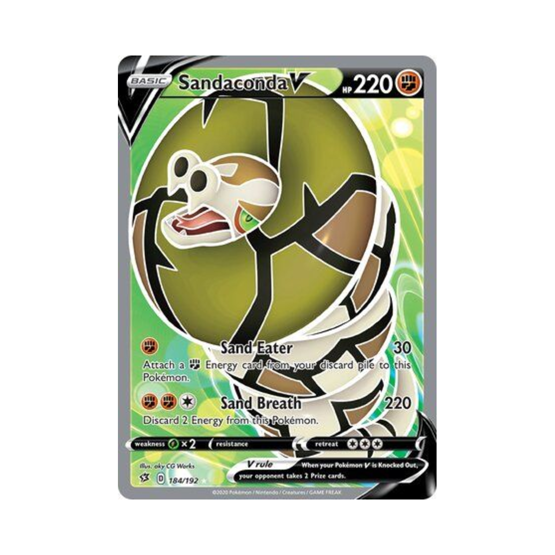 포켓몬 TCG 사다이사 V RU 레벌 크래시 (영문판)(Pokemon TCG Sandaconda V RU Rebel Clash (English Ver.)) - 1