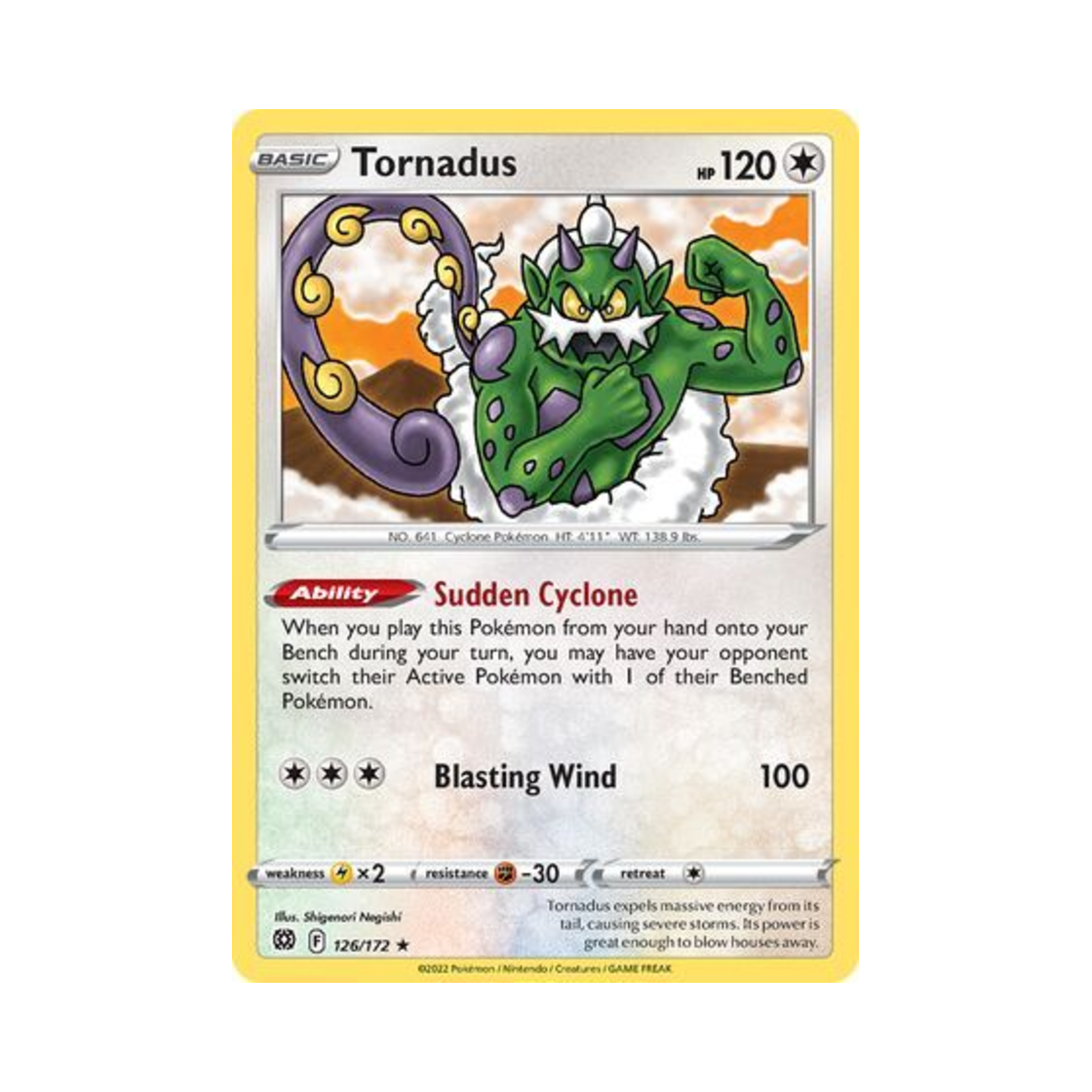 포켓몬 TCG 토네로스 R 브릴리언트 스타즈 (영문판)(Pokemon TCG Tornadus R Brilliant Stars (English Ver.)) - 1