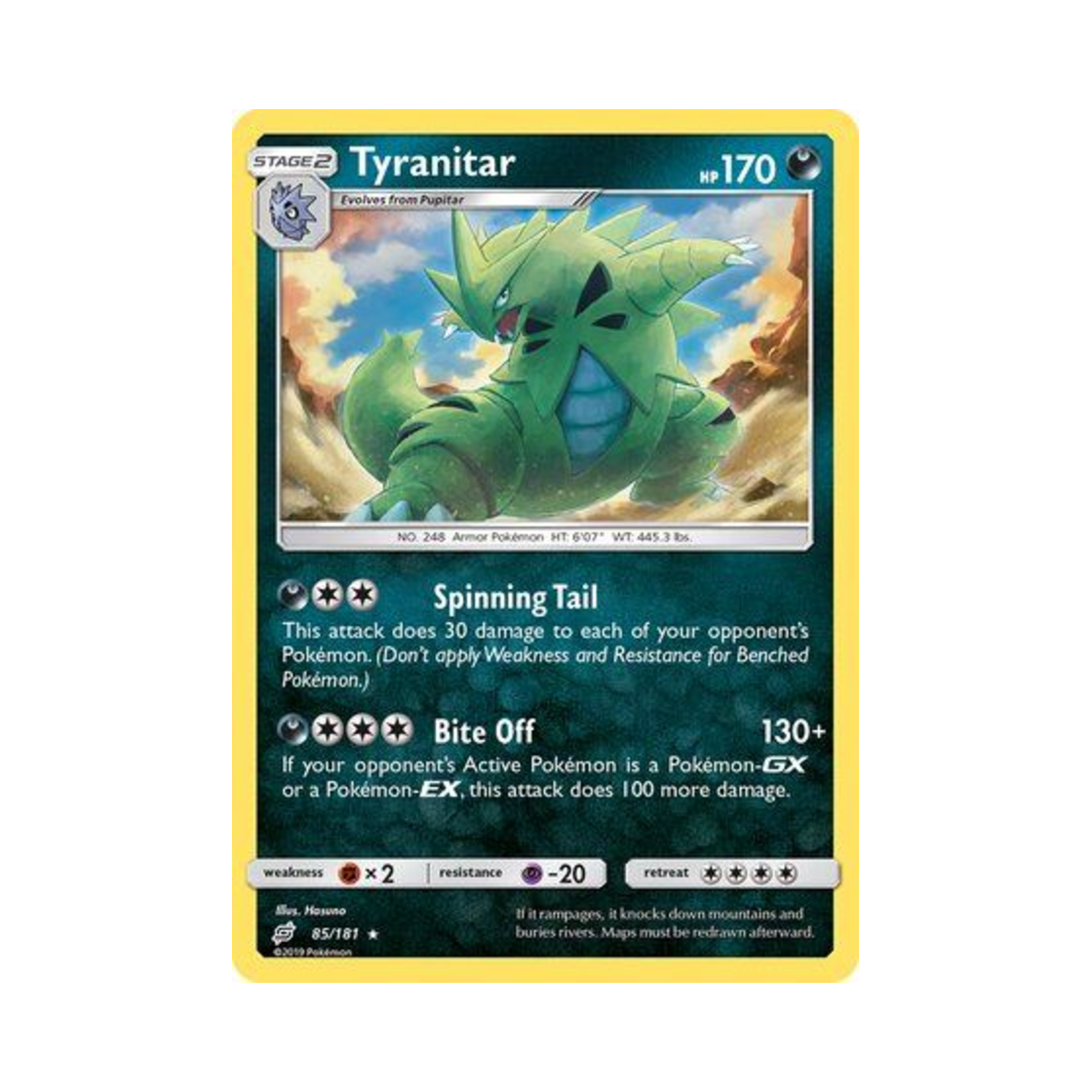 포켓몬 TCG 마기라스 RH 팀업 (영문판)(Pokemon TCG Tyranitar RH Team Up (English Ver.)) - 1