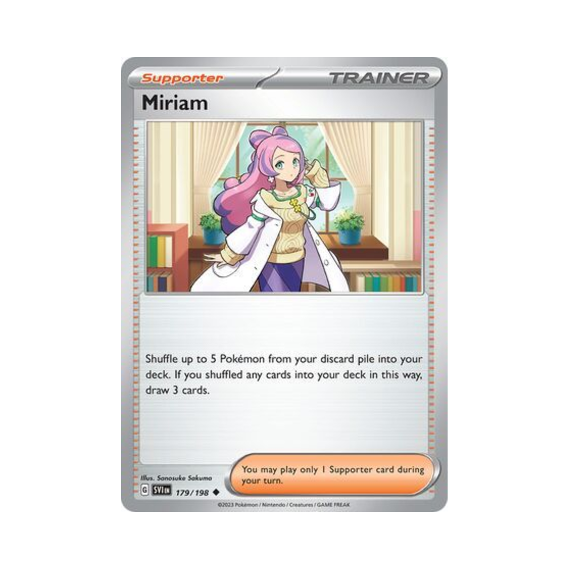 포켓몬 TCG 미모사 U 스칼렛 & 바이올렛 (영문판)(Pokemon TCG Miriam U Scarlet & Violet (English Ver.)) - 1