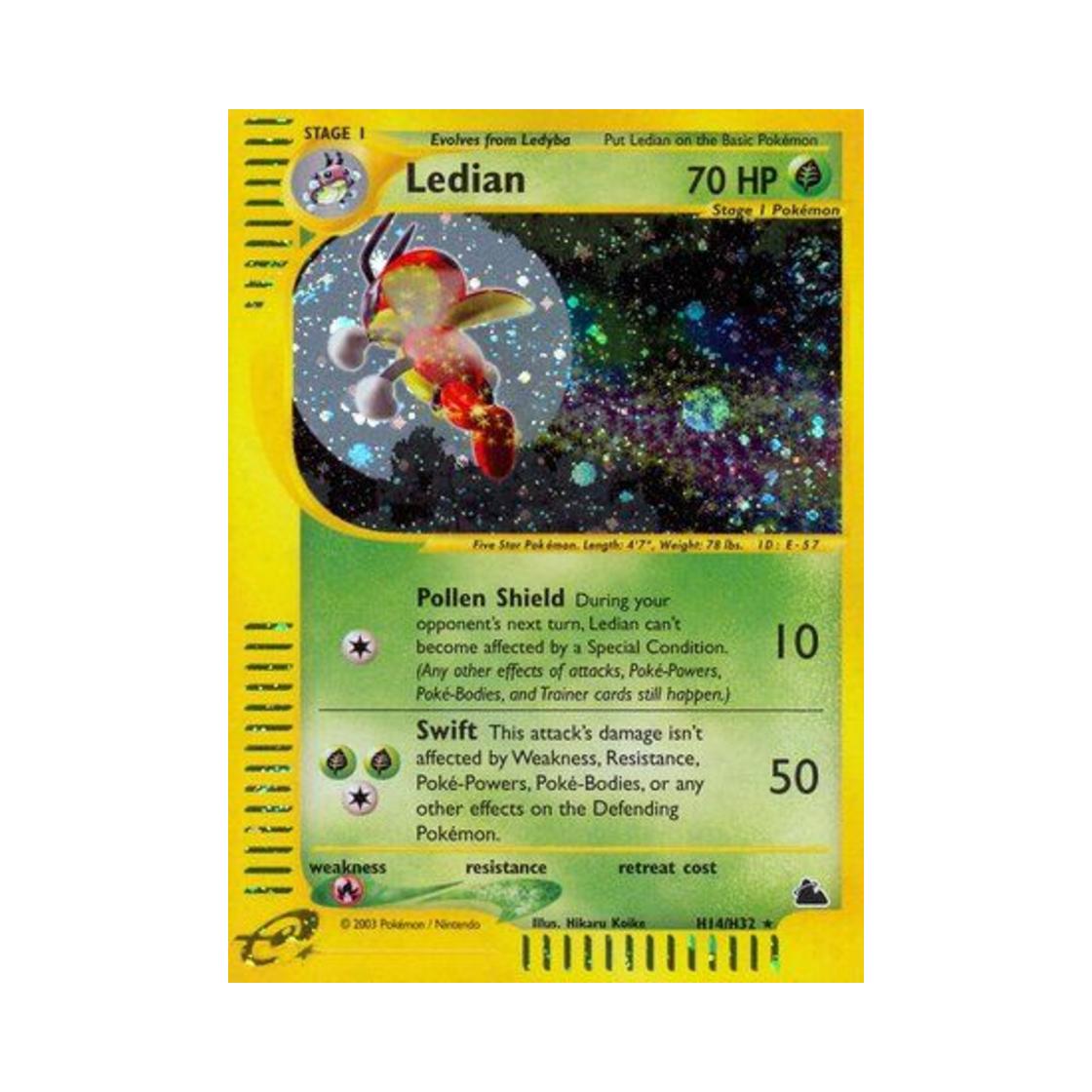 포켓몬 TCG 레디안 RH 스카이리지 (영문판)(Pokemon TCG Ledian RH Skyridge (English Ver.))
