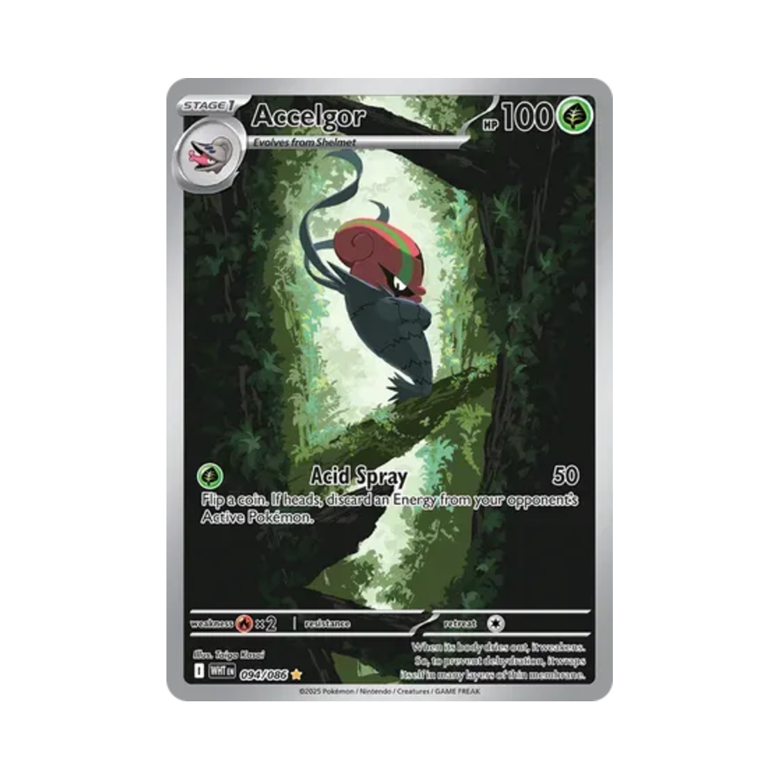 포켓몬 TCG 어지리더 IR 화이트플레어 (영문판)(Pokemon TCG Accelgor IR White Flare (English Ver.)) - 1