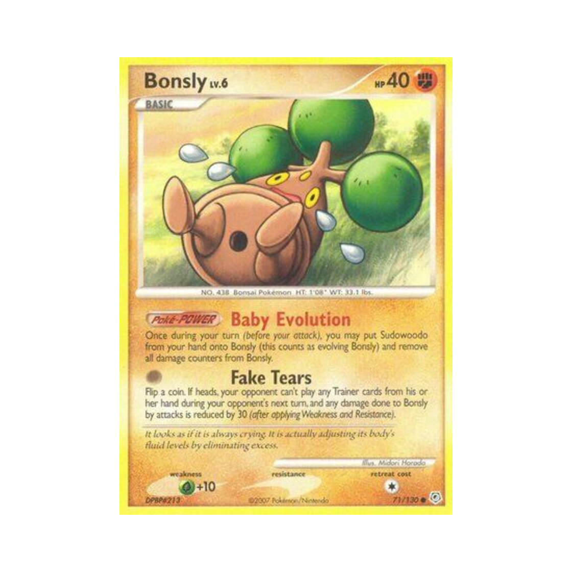 포켓몬 TCG 꼬지지 C 다이아몬드 & 펄 (영문판)(Pokemon TCG Bonsly C Diamond & Pearl (English Ver.)) - 1