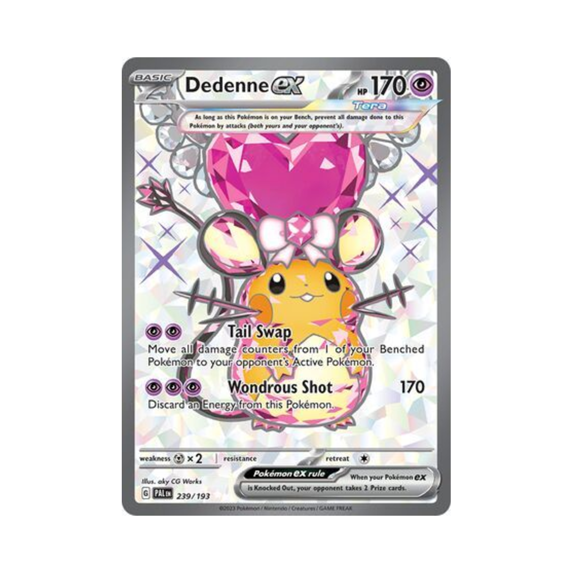 포켓몬 TCG 데덴네 ex UR 팔데아 이볼브드 (영문판)(Pokemon TCG Dedenne ex UR Paldea Evolved (English Ver.)) - 1