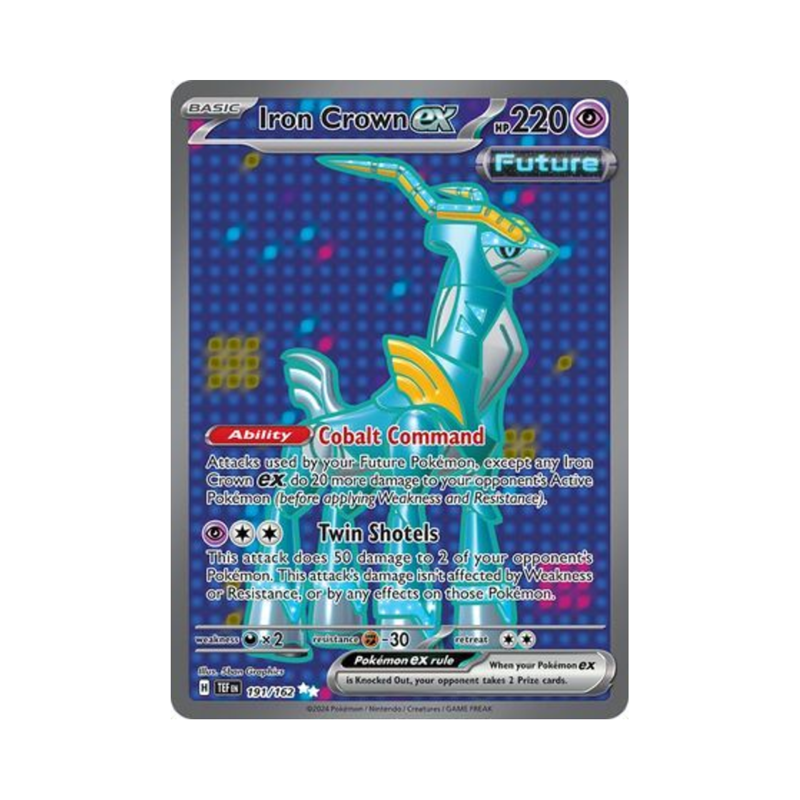 포켓몬 TCG 무쇠감투 ex UR 템포럴 포시스 (영문판)(Pokemon TCG Iron Crown ex UR Temporal Forces (English Ver.)) - 1