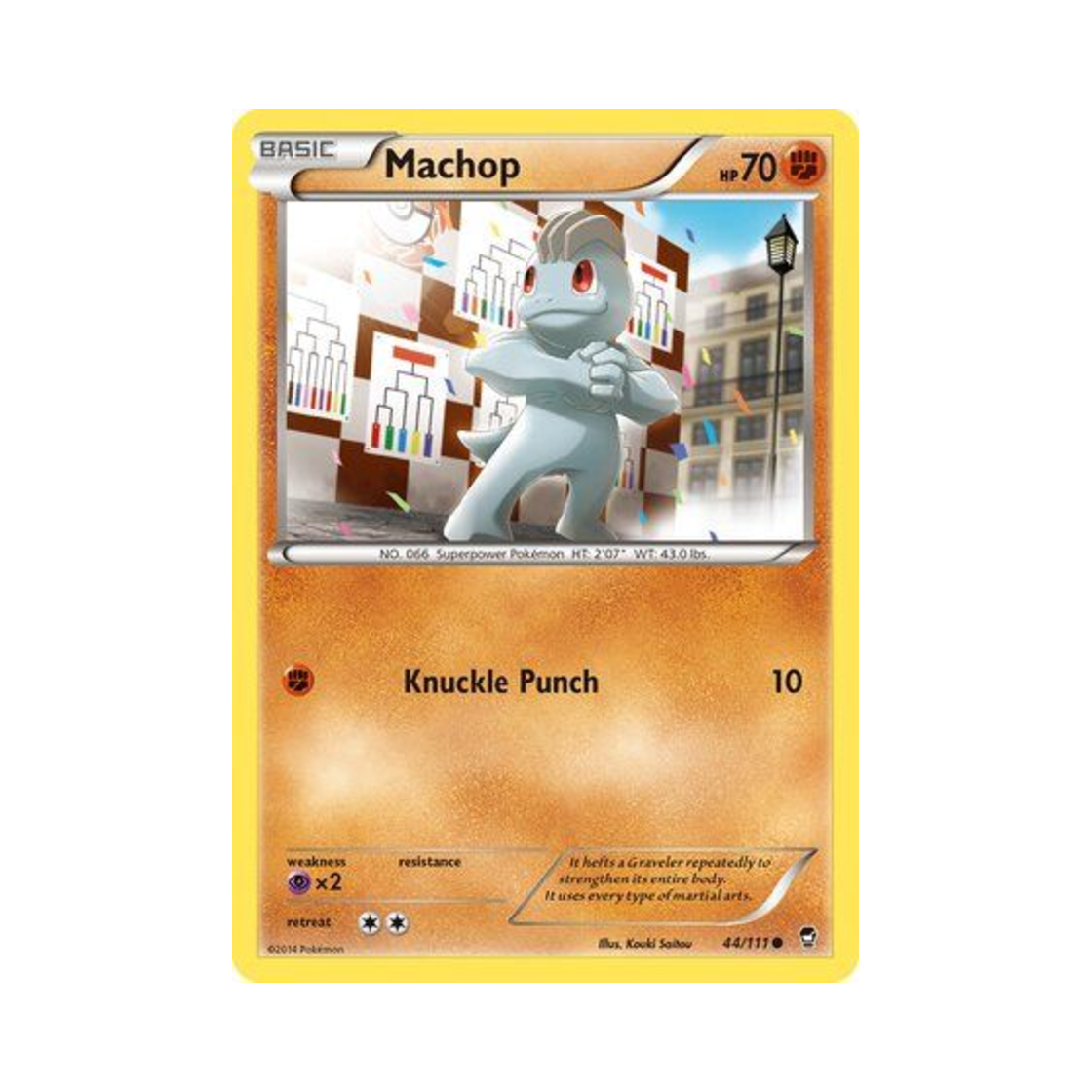 포켓몬 TCG 알통몬 C 퓨리어스 피스트 (영문판)(Pokemon TCG Machop C Furious Fists (English Ver.))