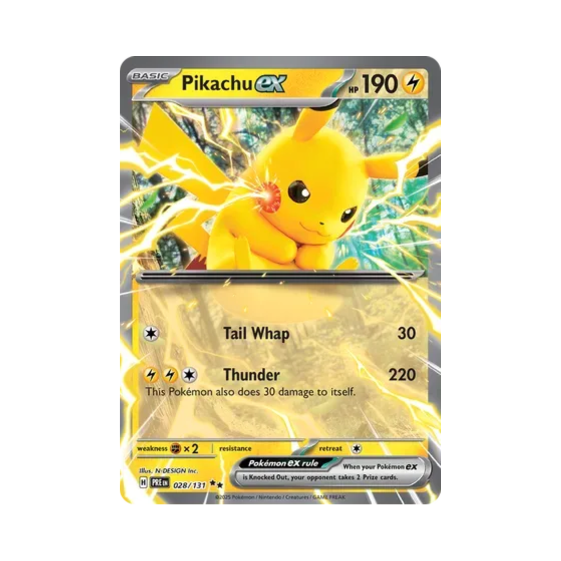 포켓몬 TCG 피카츄 ex DR 프리즈매틱 에볼루션즈 (영문판)(Pokemon TCG Pikachu ex DR Prismatic Evolutions (English Ver.)) - 1