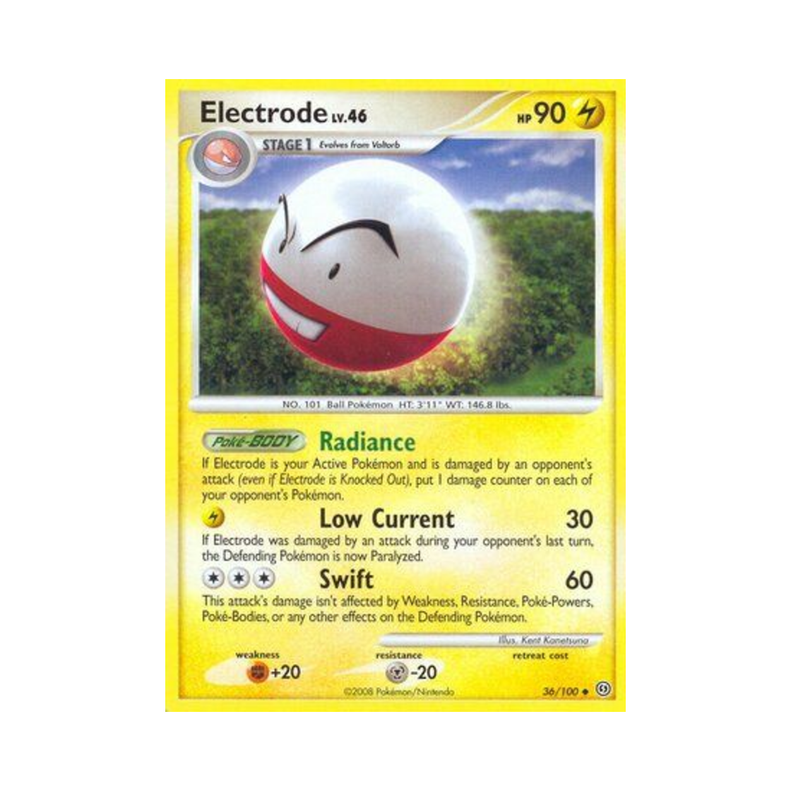 포켓몬 TCG 붐볼 U 스톰프론트 (영문판)(Pokemon TCG Electrode U Stormfront (English Ver.)) - 1