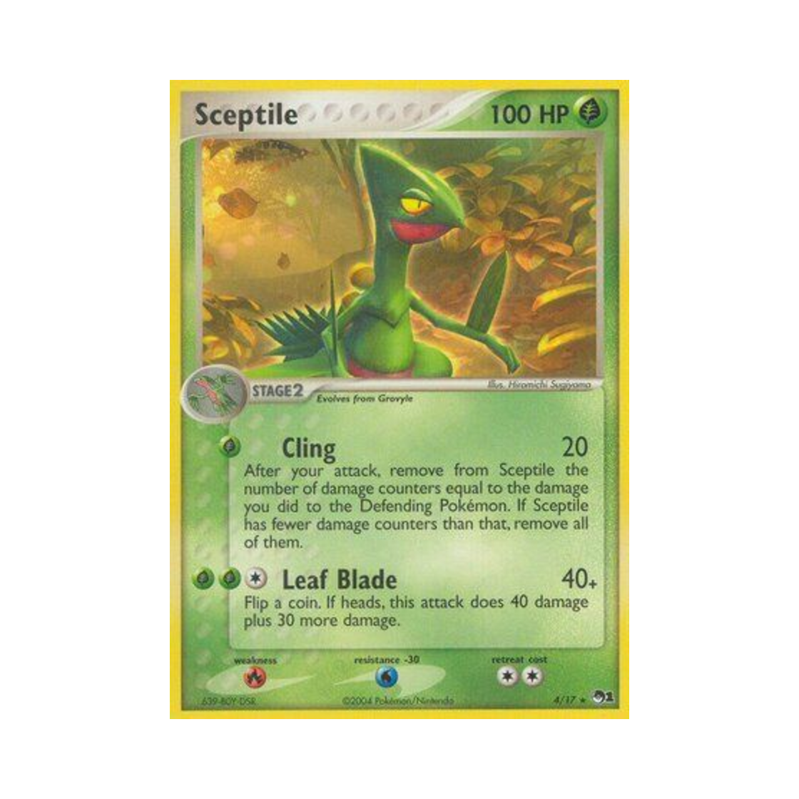 포켓몬 TCG 나무킹 R 팝 시리즈 1 (영문판)(Pokemon TCG Sceptile R POP Series 1 (English Ver.)) - 1