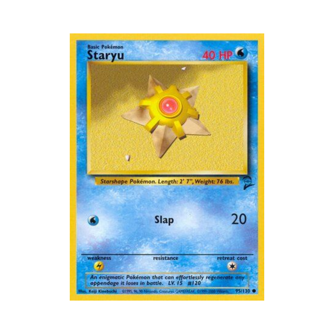 포켓몬 TCG 별가사리 C 베이스 세트 2 (영문판)(Pokemon TCG Staryu C Base Set 2 (English Ver.)) - 1