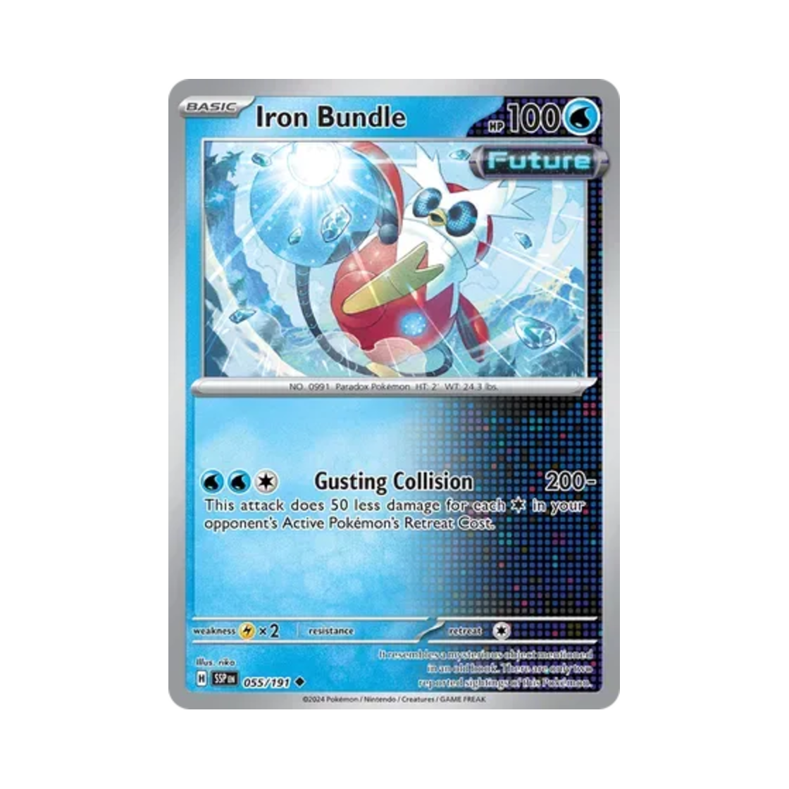 포켓몬 TCG 무쇠보따리 U 서징 스파크 (영문판)(Pokemon TCG Iron Bundle U Surging Sparks (English Ver.)) - 1