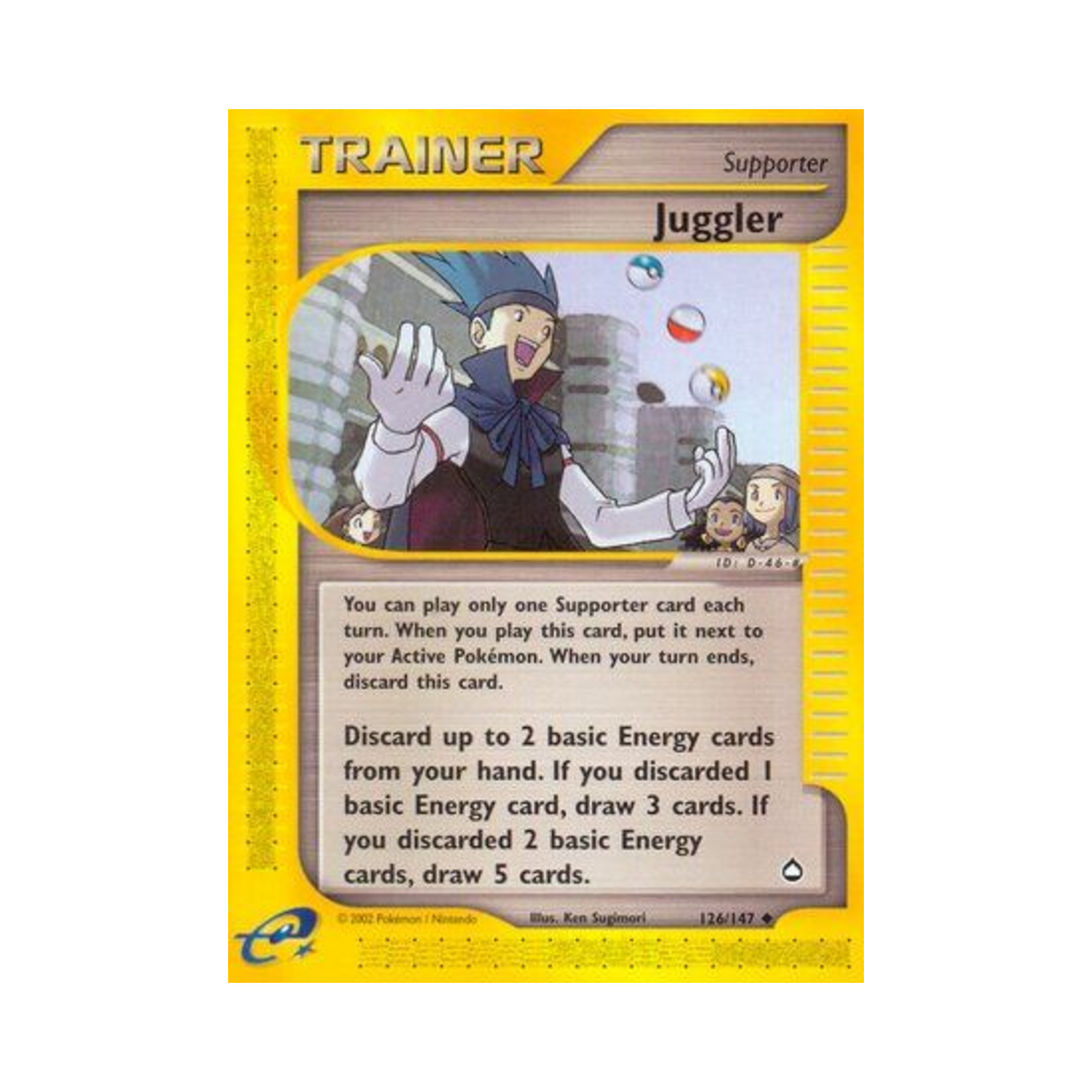 포켓몬 TCG 저글러 U 아쿠아폴리스 (영문판)(Pokemon TCG Juggler U Aquapolis (English Ver.)) - 1