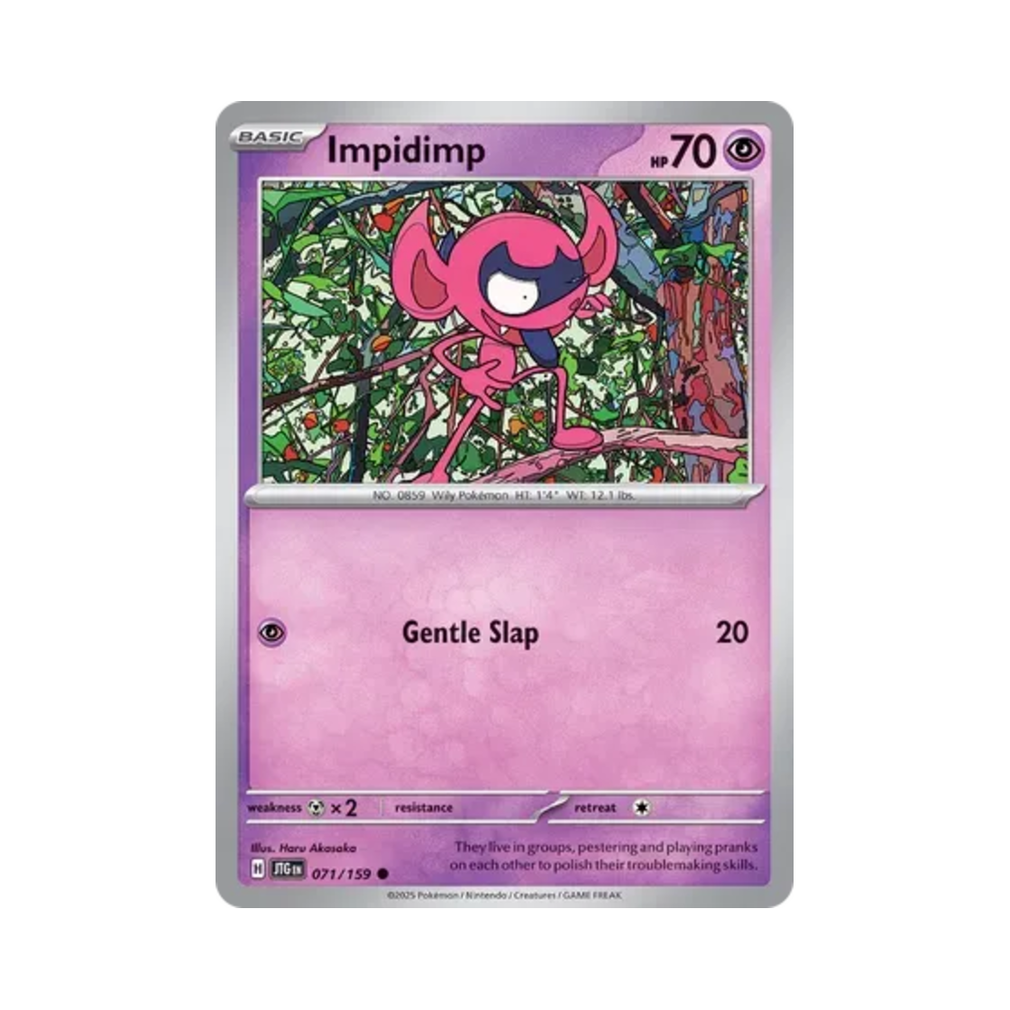 포켓몬 TCG 메롱꿍 C 저니 투게더 (영문판)(Pokemon TCG Impidimp C Journey Together (English Ver.)) - 1