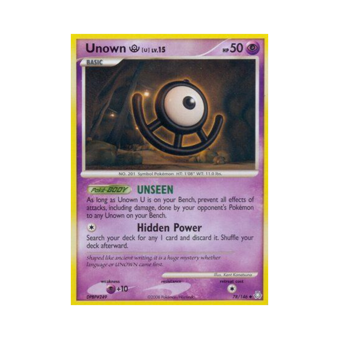 포켓몬 TCG 안농 U U 레전드 어웨이크드 (영문판)(Pokemon TCG Unown U U Legends Awakened (English Ver.)) - 1