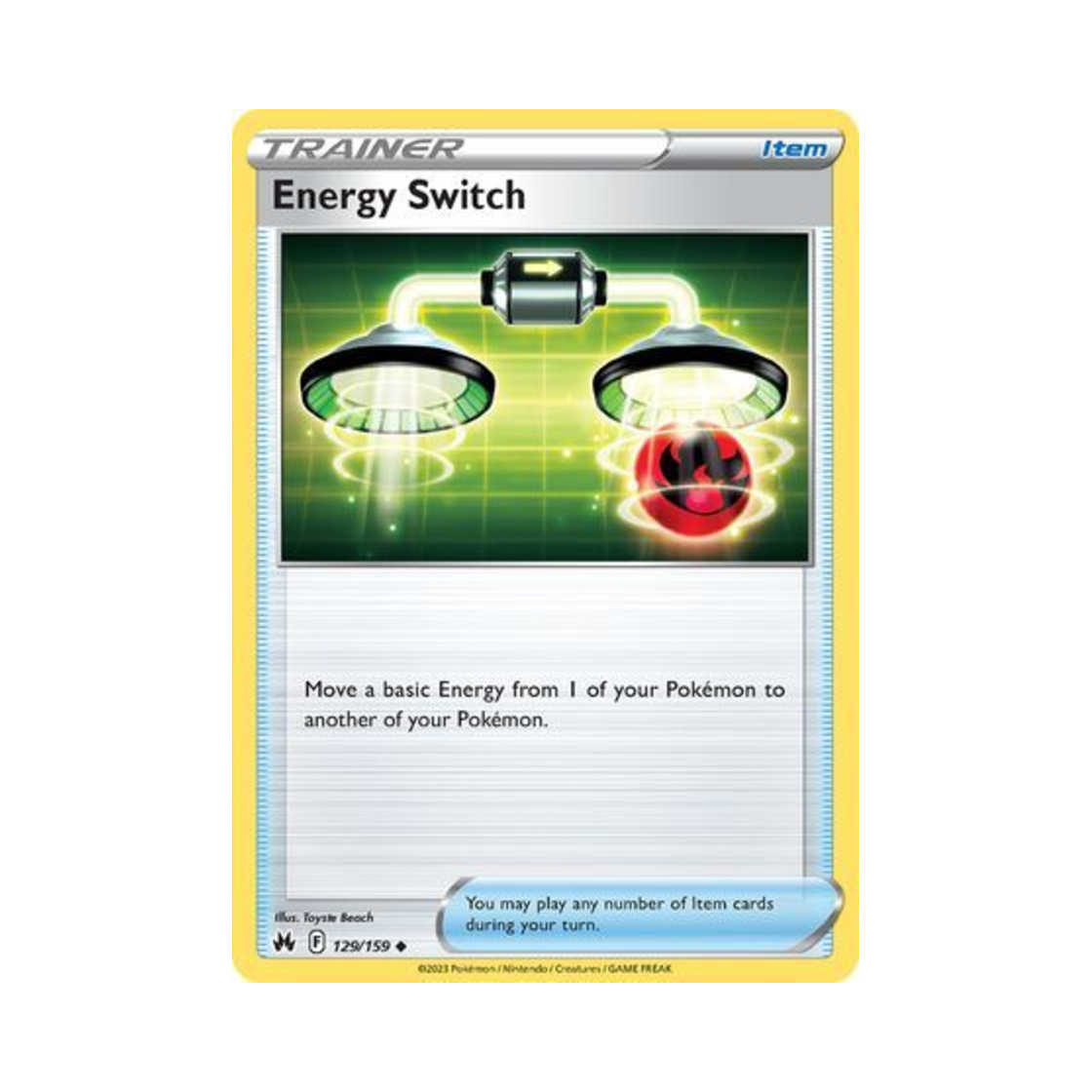 포켓몬 TCG 에너지 갈아 달기 U 크라운 제니스 (영문판)(Pokemon TCG Energy Switch U Crown Zenith (English Ver.)) - 1