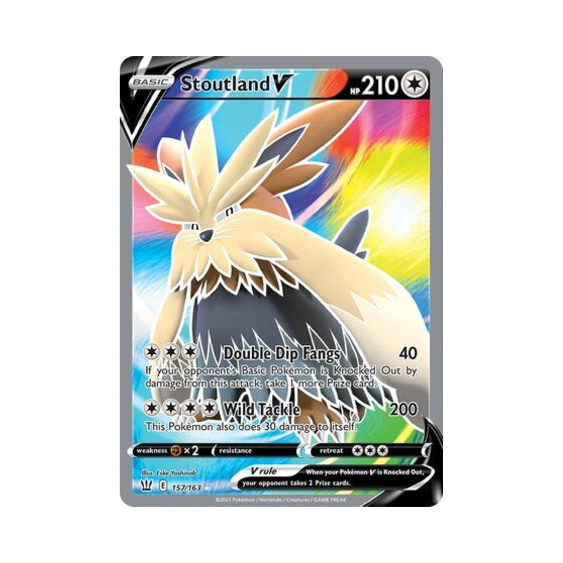 포켓몬 TCG 바랜드 V RU 배틀 스타일즈 (영문판)(Pokemon TCG Stoutland V RU Battle Styles (English Ver.)) - 1
