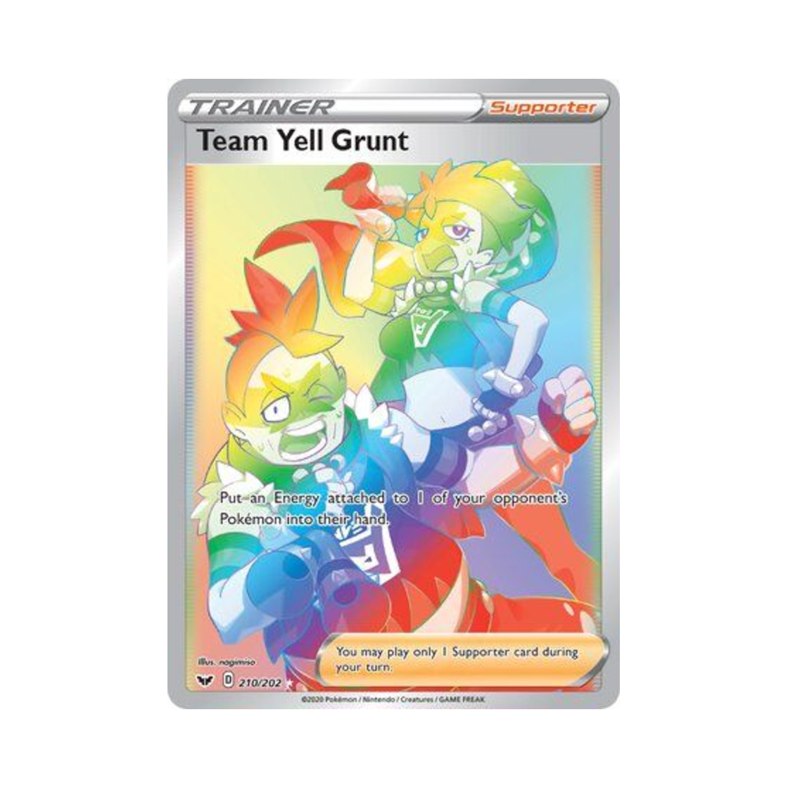 포켓몬 TCG 옐단의 조무래기 RR 소드 & 실드 (영문판)(Pokemon TCG Team Yell Grunt RR Sword & Shield (English Ver.)) - 1