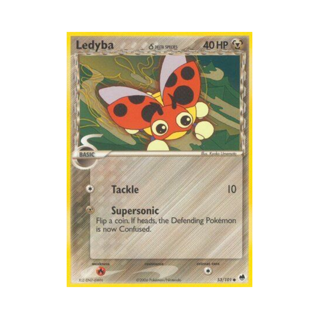 포켓몬 TCG 레디바 C EX 드래곤 프론티어스 (영문판)(Pokemon TCG Ledyba C EX Dragon Frontiers (English Ver.)) - 1