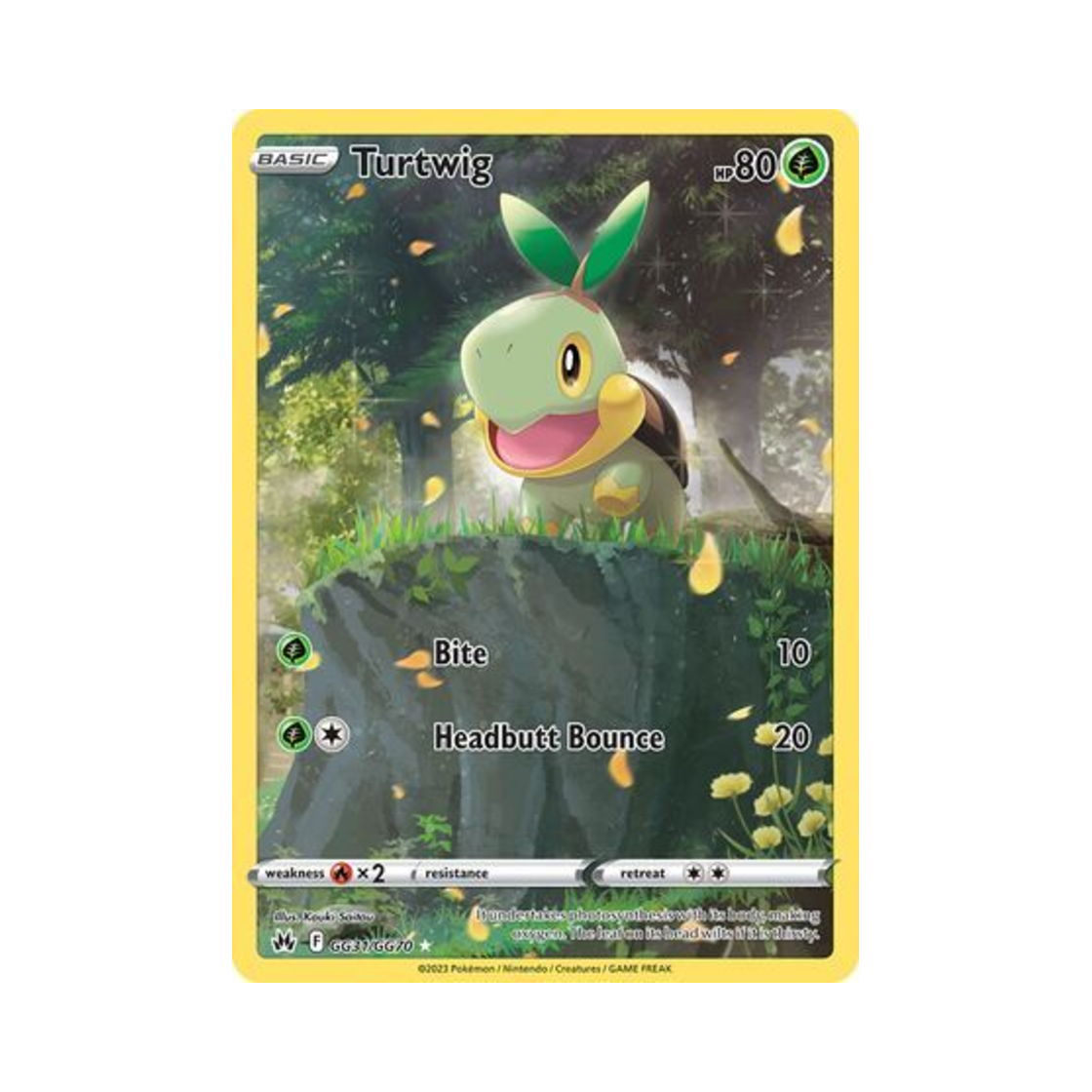 포켓몬 TCG 모부기 R 크라운 제니스 (영문판)(Pokemon TCG Turtwig R Crown Zenith (English Ver.)) - 1