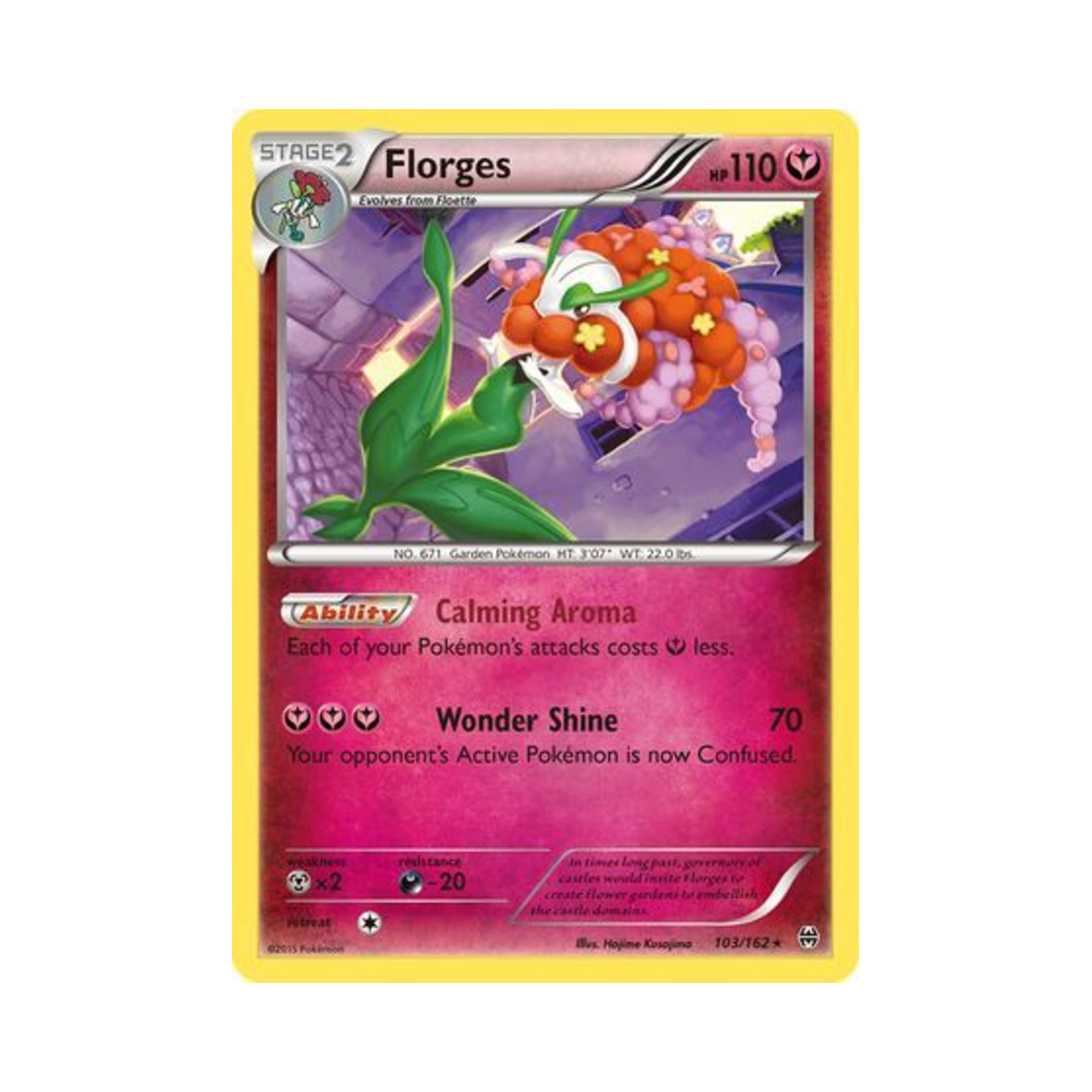 포켓몬 TCG 플라제스 R 브레이크스루 (영문판)(Pokemon TCG Florges R BREAKthrough (English Ver.))