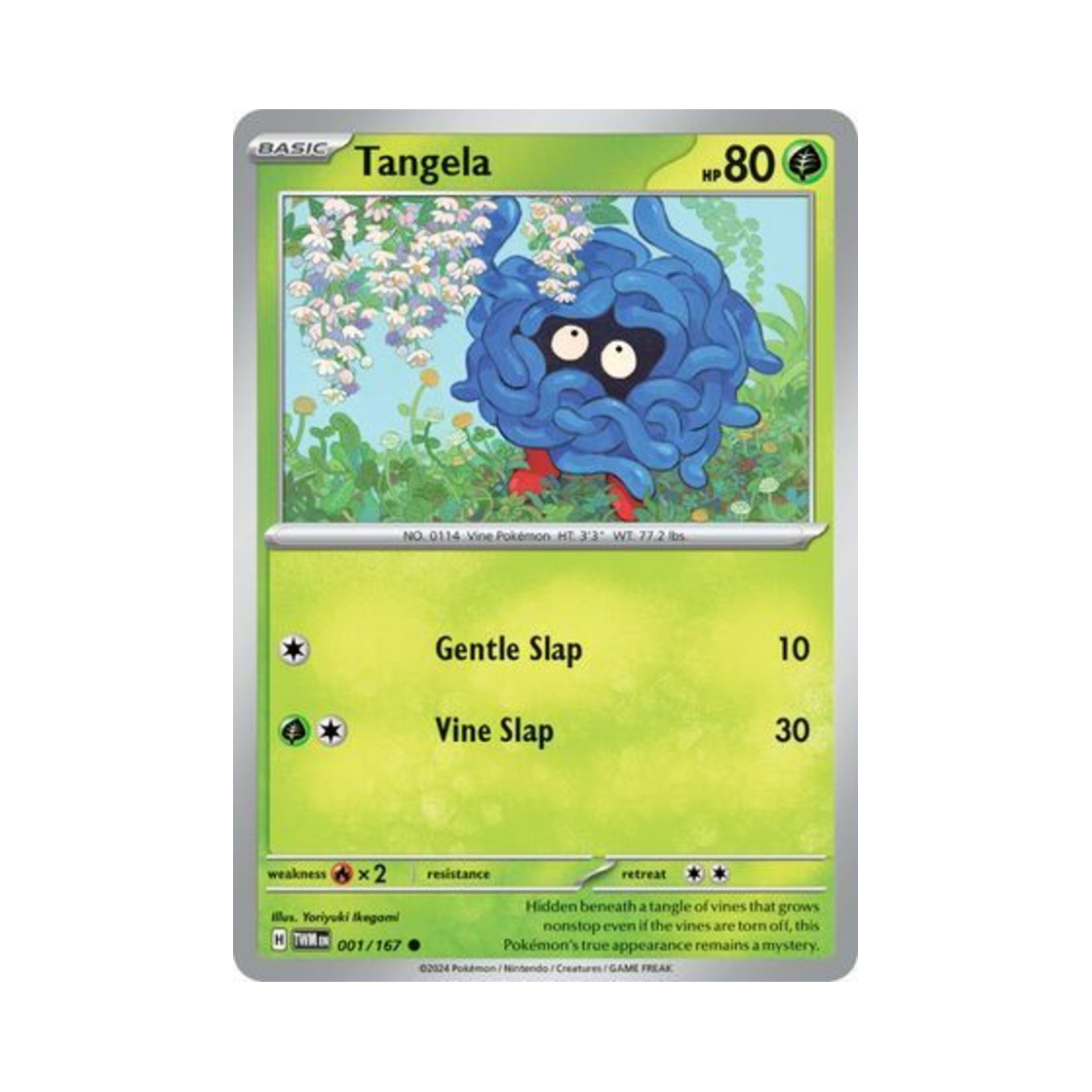 포켓몬 TCG 덩쿠리 C 트와일라잇 마스커레이드 (영문판)(Pokemon TCG Tangela C Twilight Masquerade (English Ver.)) - 1