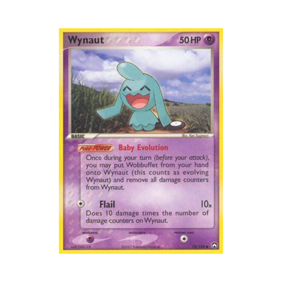 포켓몬 TCG 마자 C EX 파워 키퍼스(영문판)(Pokemon TCG Wynaut C EX Power Keepers (English Ver.)) - 1