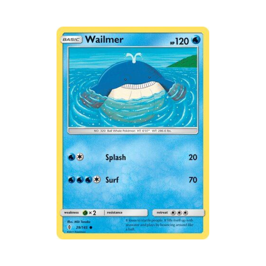 포켓몬 TCG 고래왕자 C 가디언스 라이징 (영문판)(Pokemon TCG Wailmer C Guardians Rising (English Ver.)) - 1