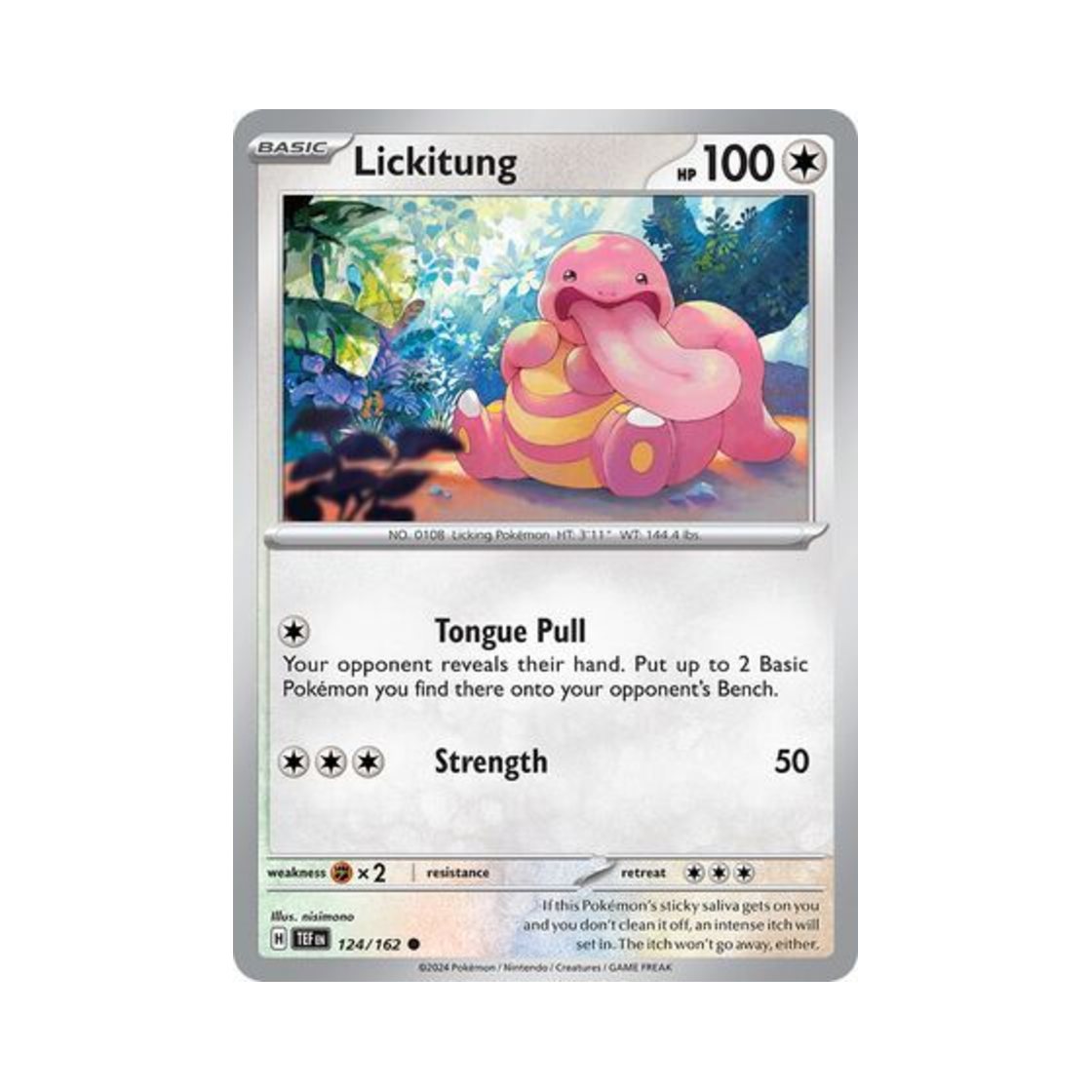 포켓몬 TCG 내루미 C 템포럴 포시스 (영문판)(Pokemon TCG Lickitung C Temporal Forces (English Ver.)) - 1
