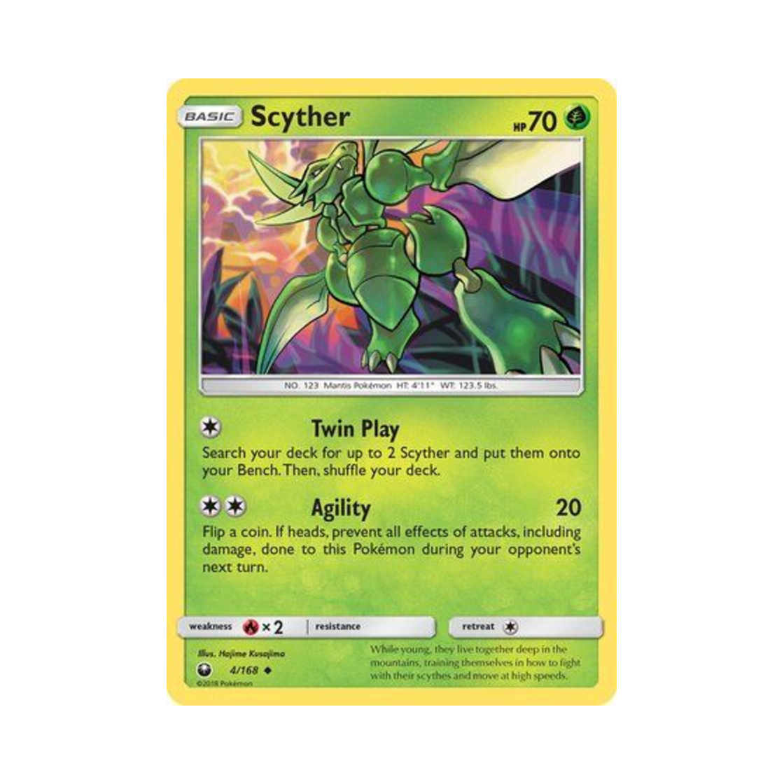 포켓몬 TCG 스라크 U 셀레스티얼 스톰 (영문판)(Pokemon TCG Scyther U Celestial Storm (English Ver.)) - 1