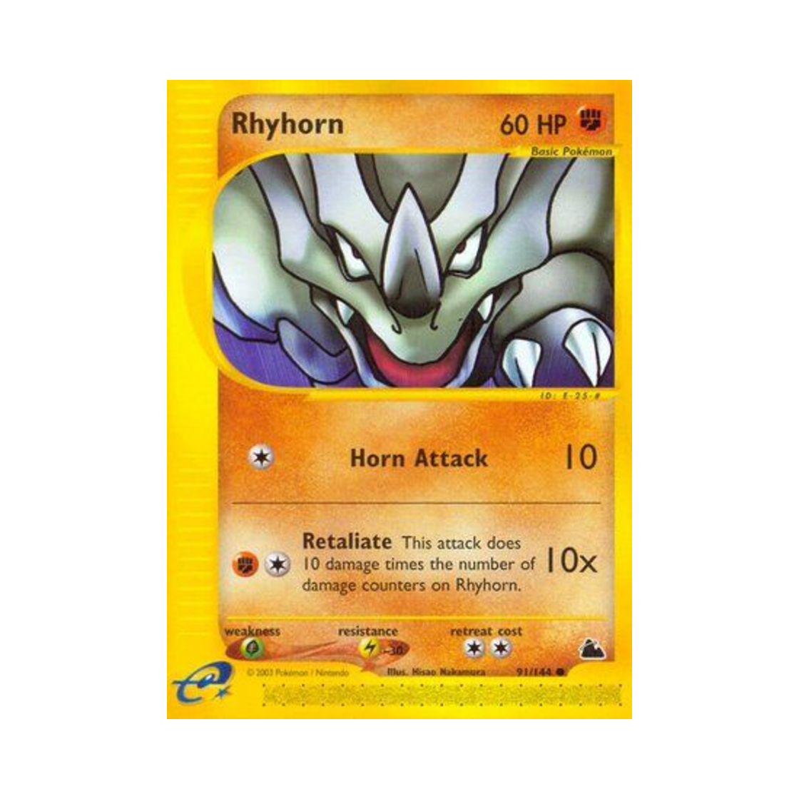 포켓몬 TCG 뿔카노 C 스카이리지 (영문판)(Pokemon TCG Rhyhorn C Skyridge (English Ver.)) - 1