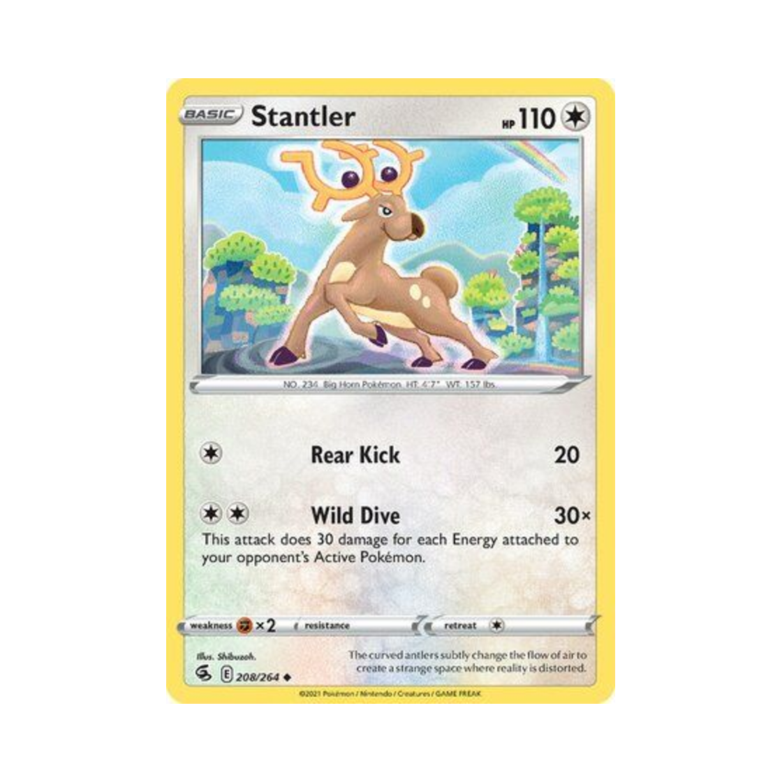 포켓몬 TCG 노라키 U 퓨전 스트라이크 (영문판)(Pokemon TCG Stantler U Fusion Strike (English Ver.)) - 1